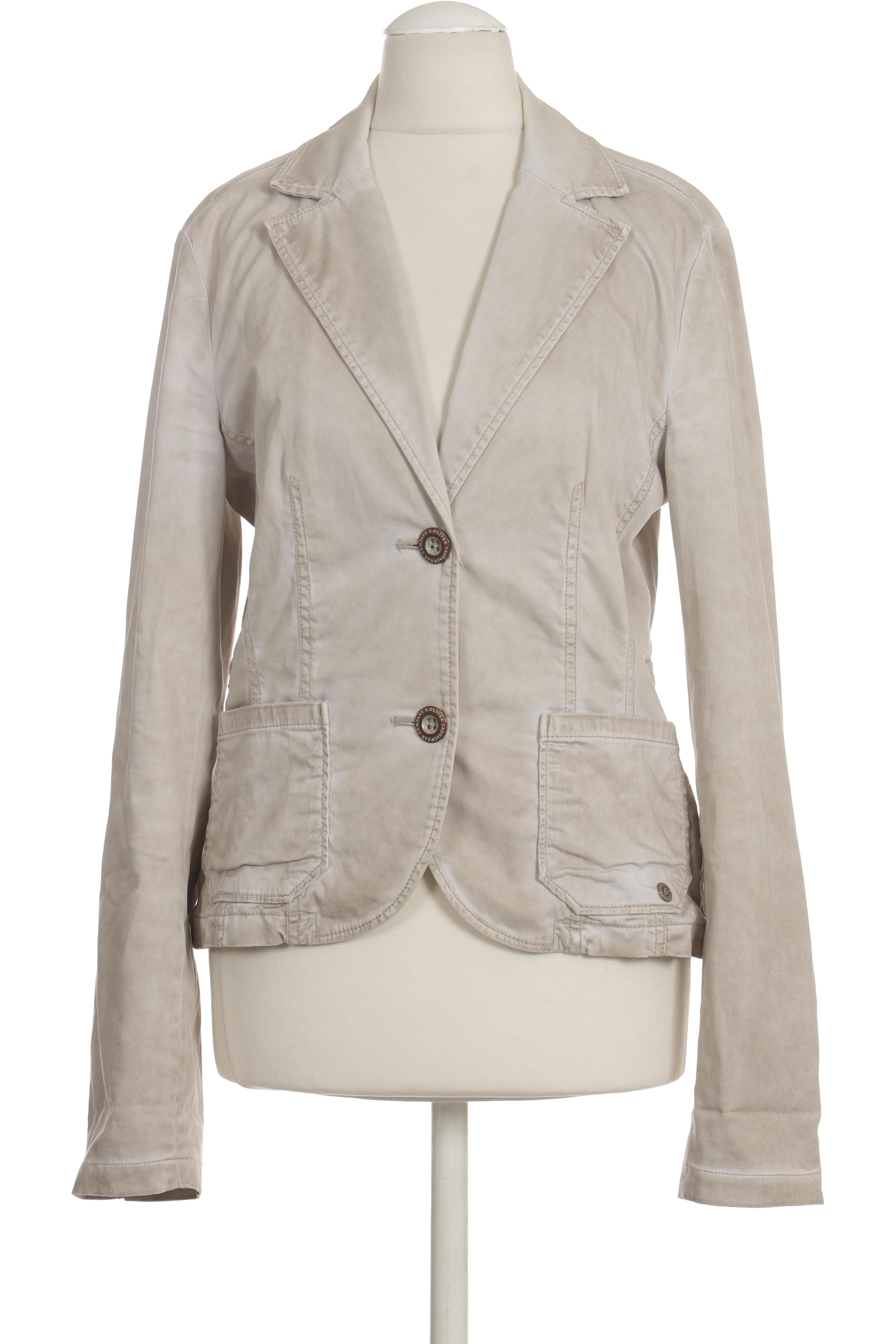 

s.Oliver Damen Blazer, beige, Gr. 34