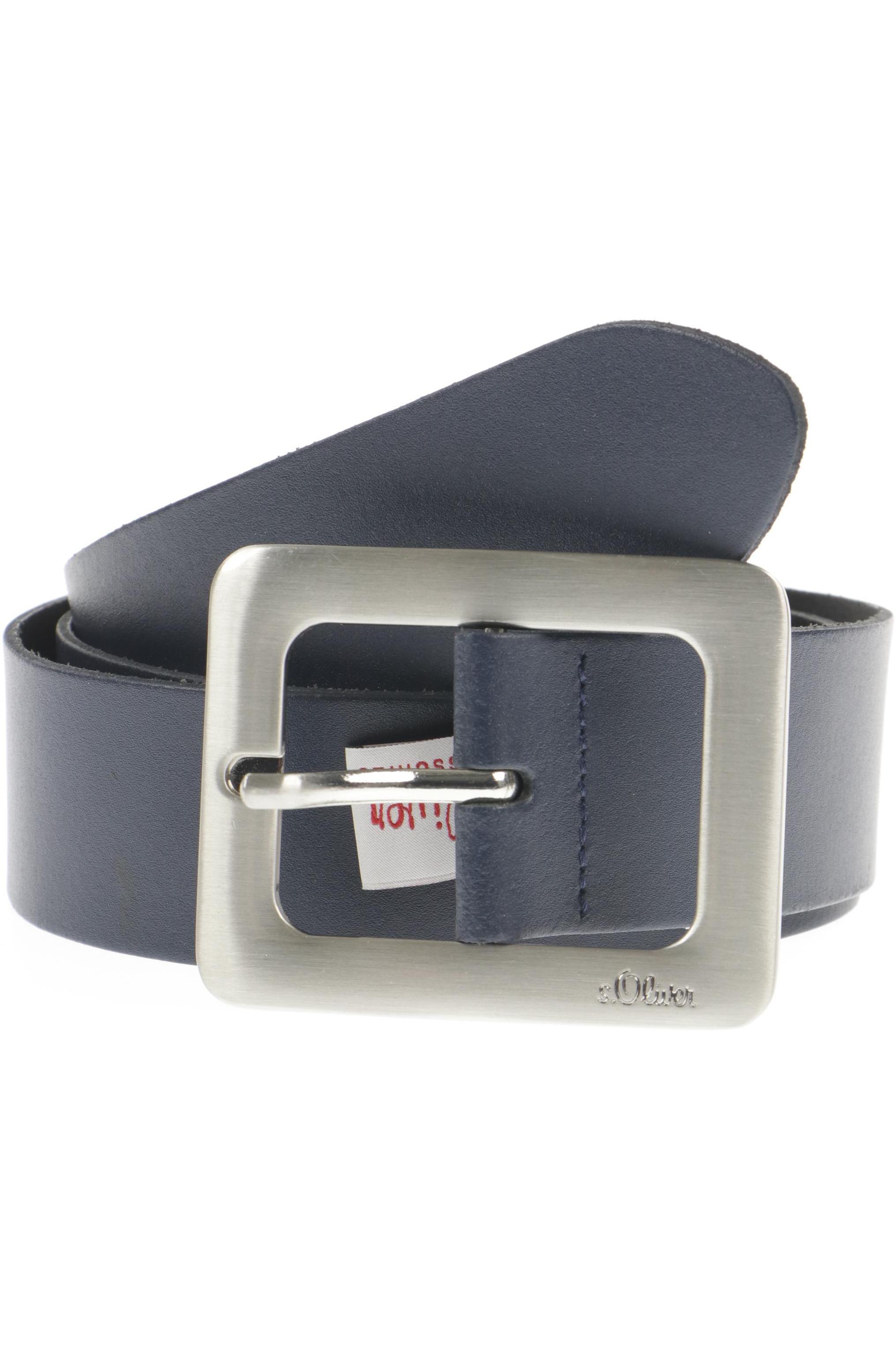 

s.Oliver Damen Gürtel, blau, Gr.