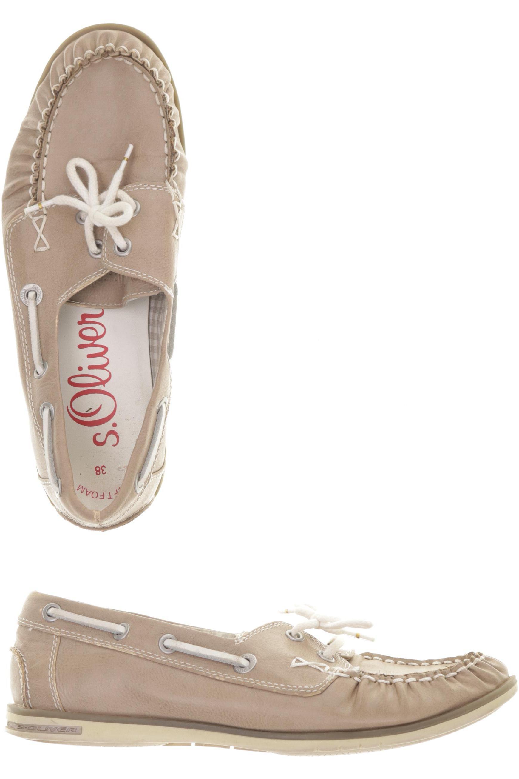 

s.Oliver Damen Halbschuh, beige, Gr. 38