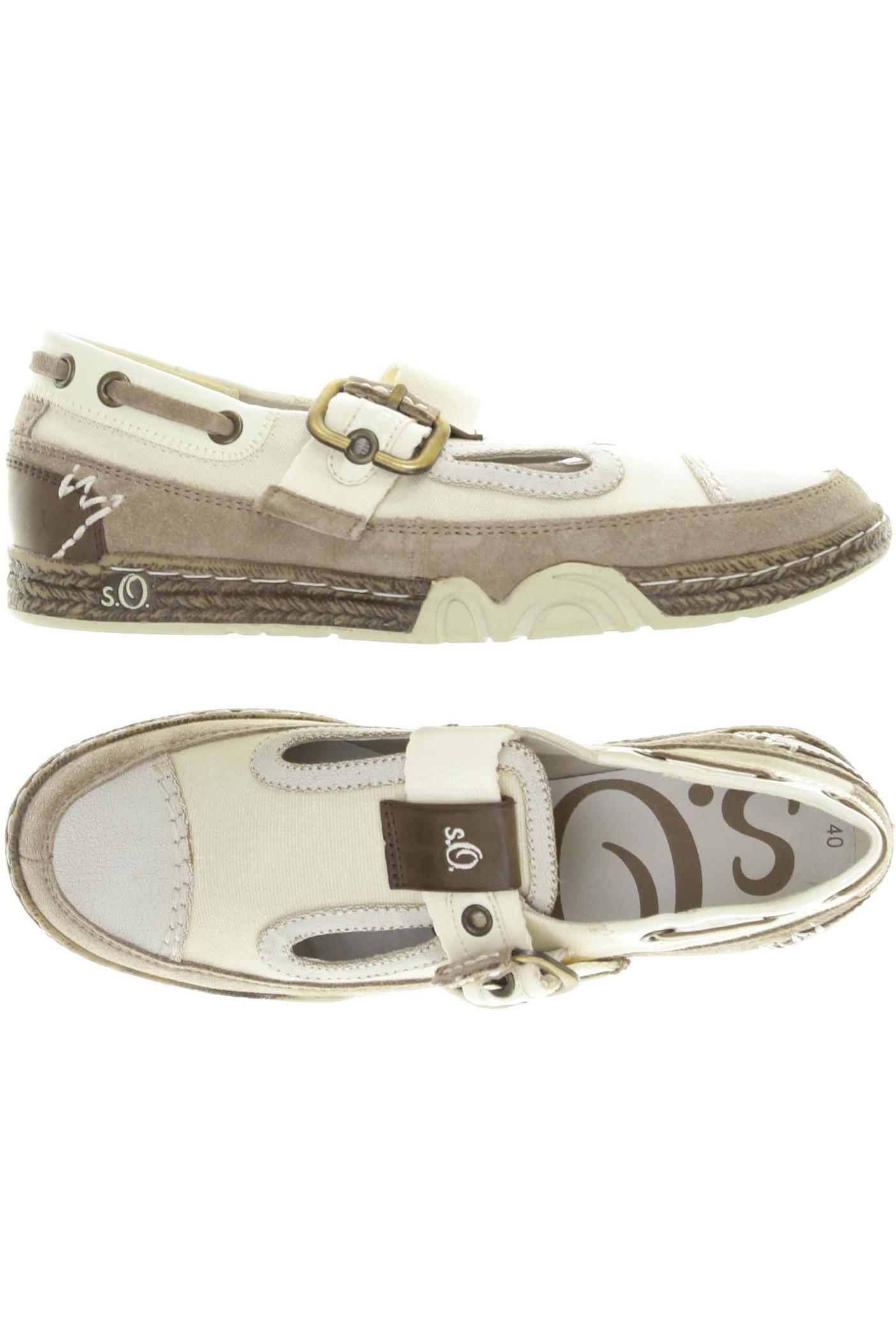 

s.Oliver Damen Halbschuh, beige, Gr. 40