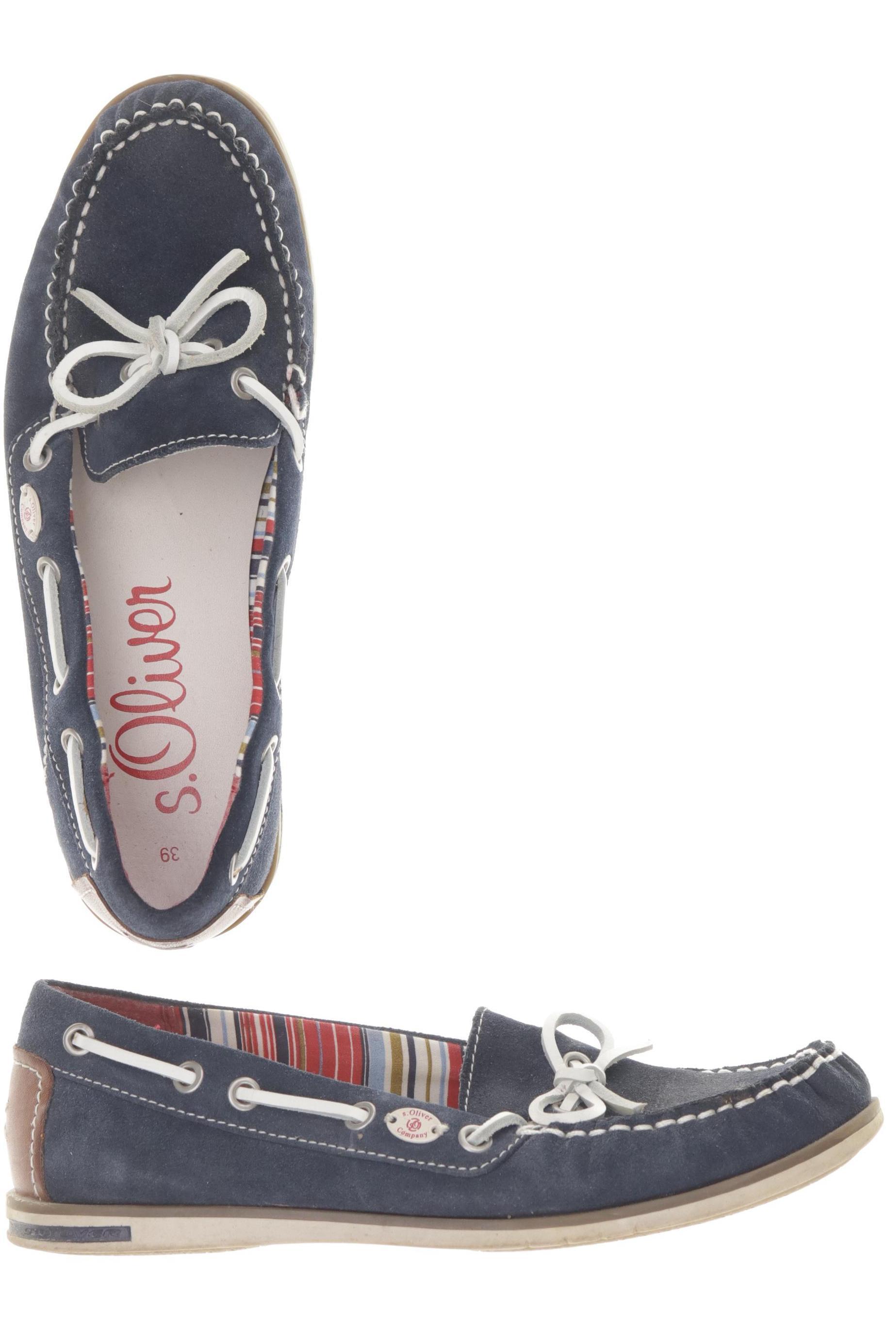 

s.Oliver Damen Halbschuh, blau, Gr. 39