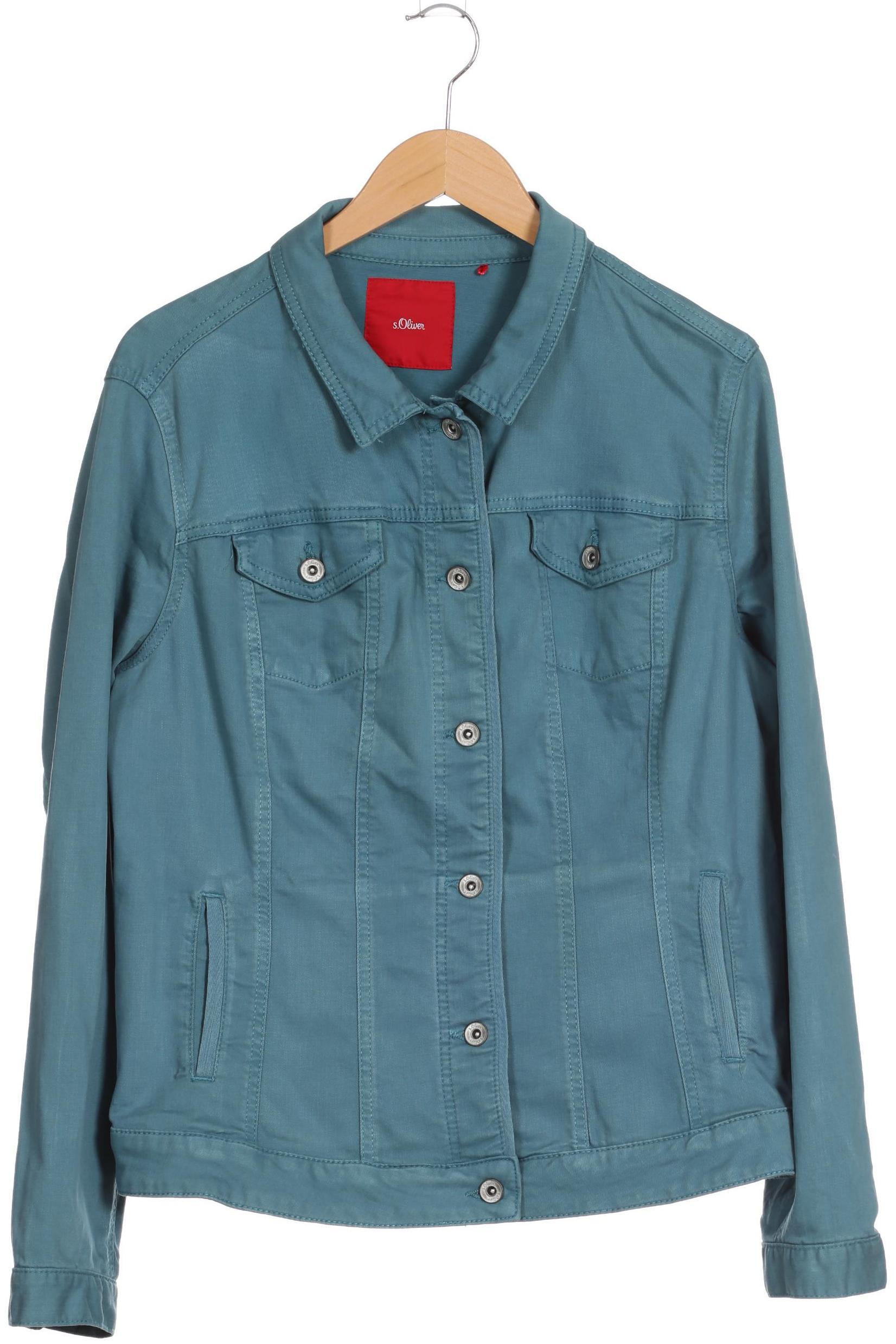 

s.Oliver Damen Jacke, türkis, Gr. 46