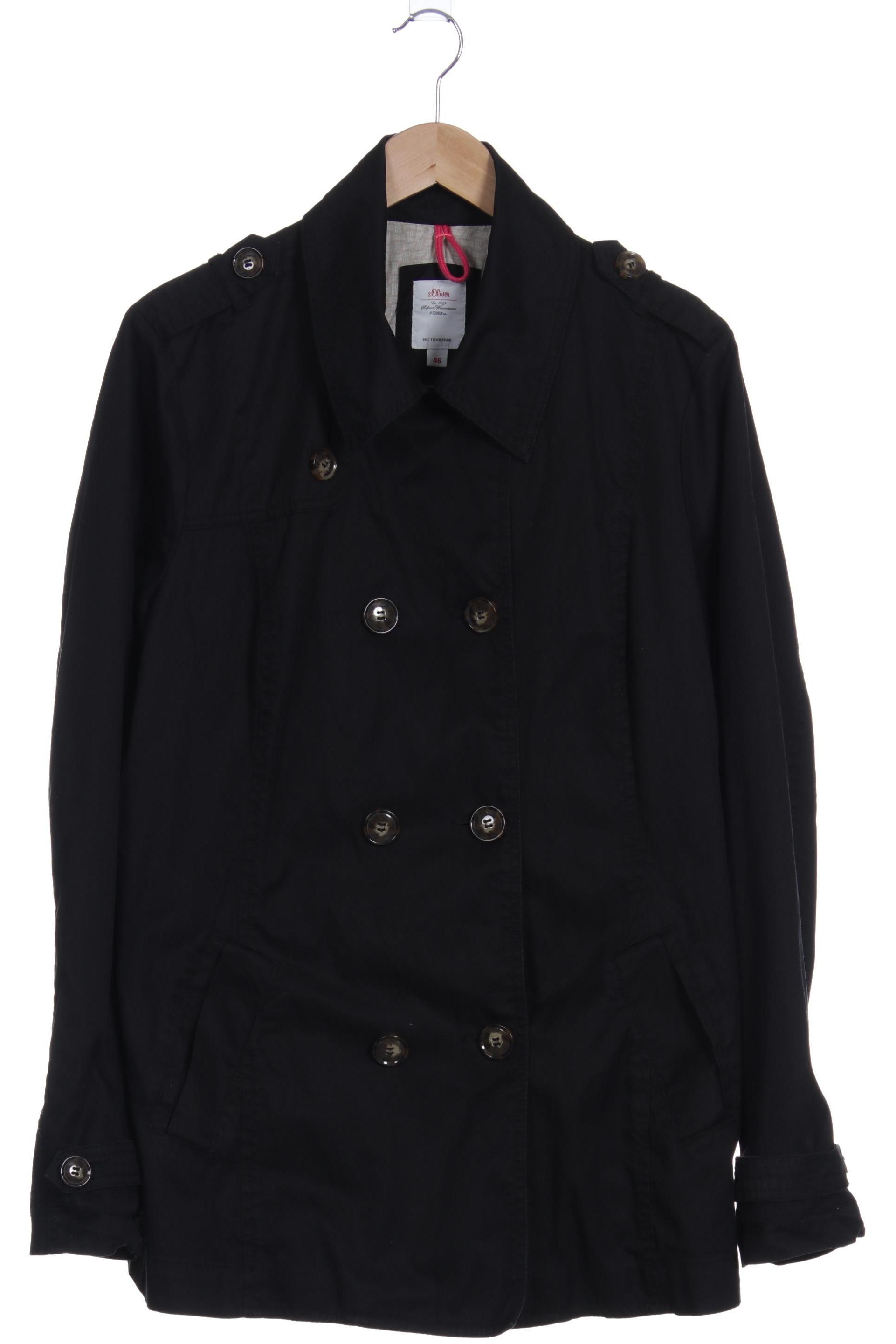 

s.Oliver Damen Jacke, schwarz, Gr. 46