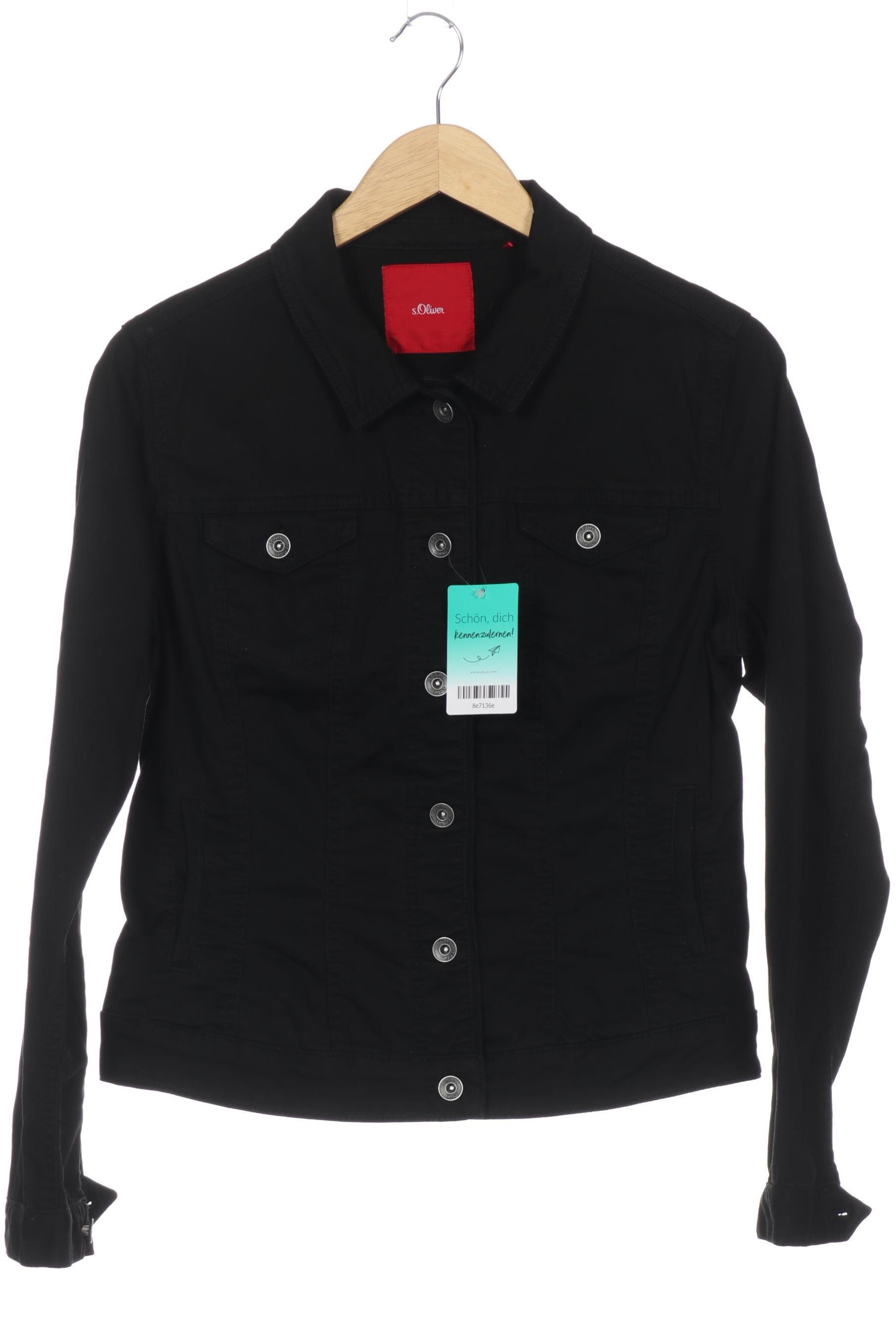 

s.Oliver Damen Jacke, schwarz, Gr.