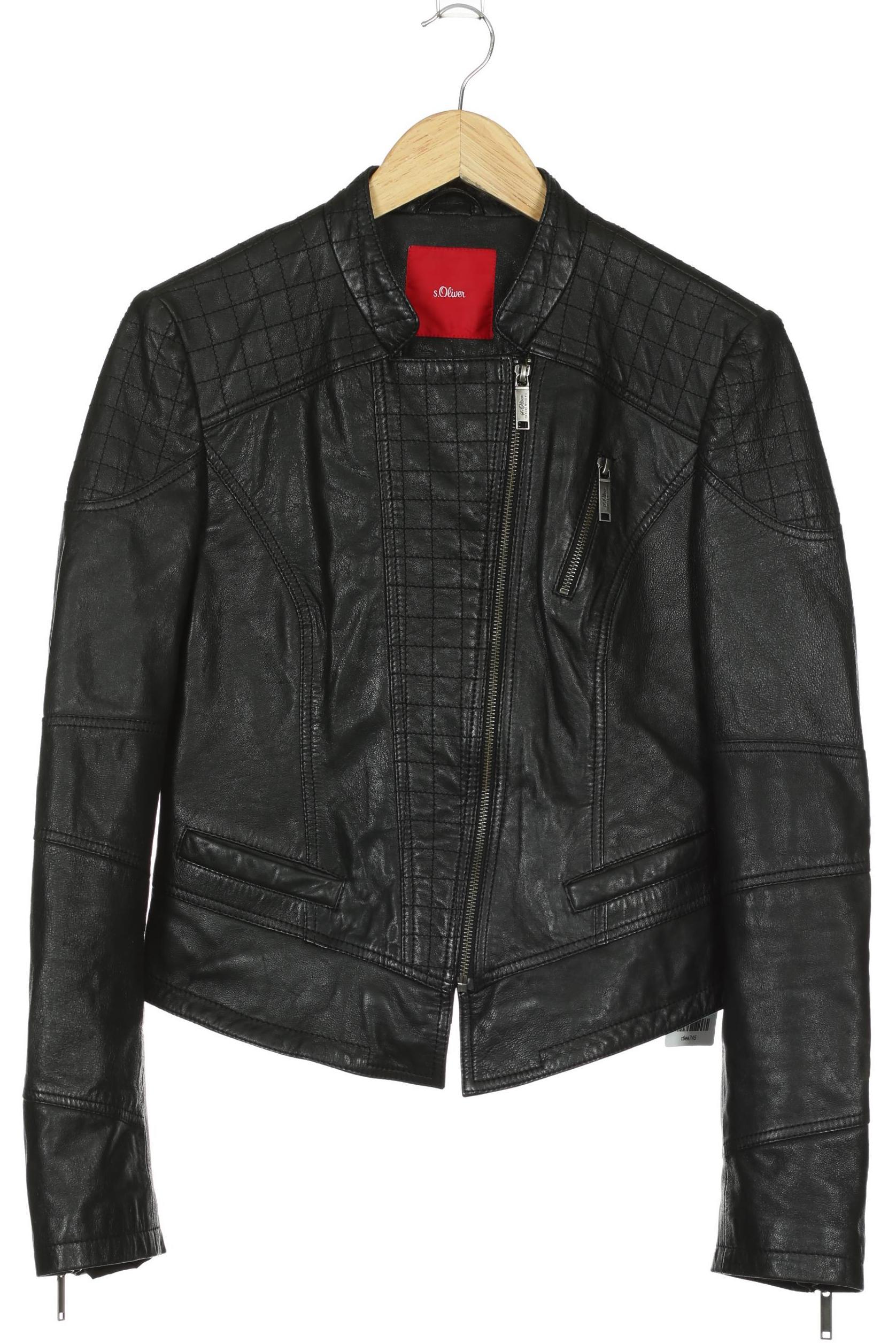 

s.Oliver Damen Jacke, schwarz, Gr. 40