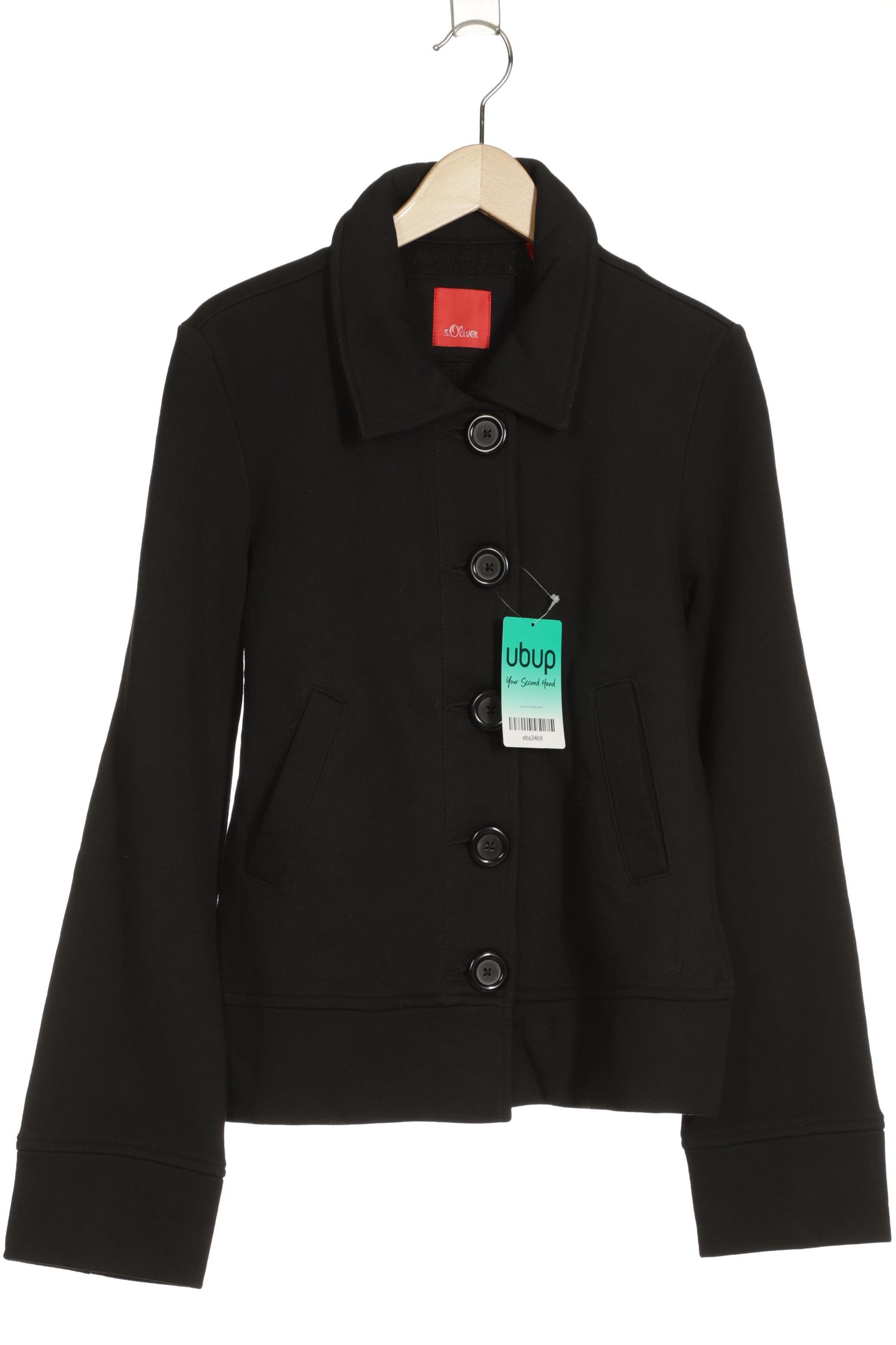 

s.Oliver Damen Jacke, schwarz, Gr. 34