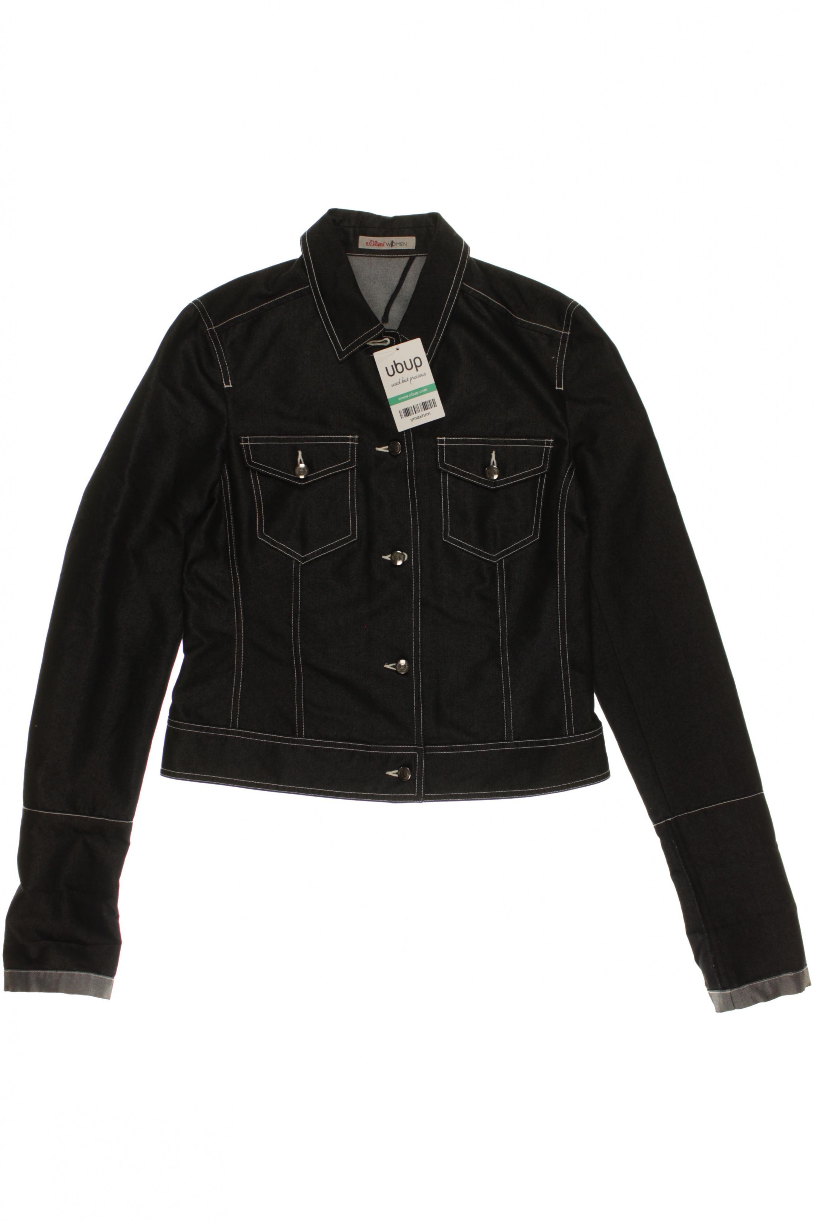 

s.Oliver Damen Jacke, schwarz, Gr. 34