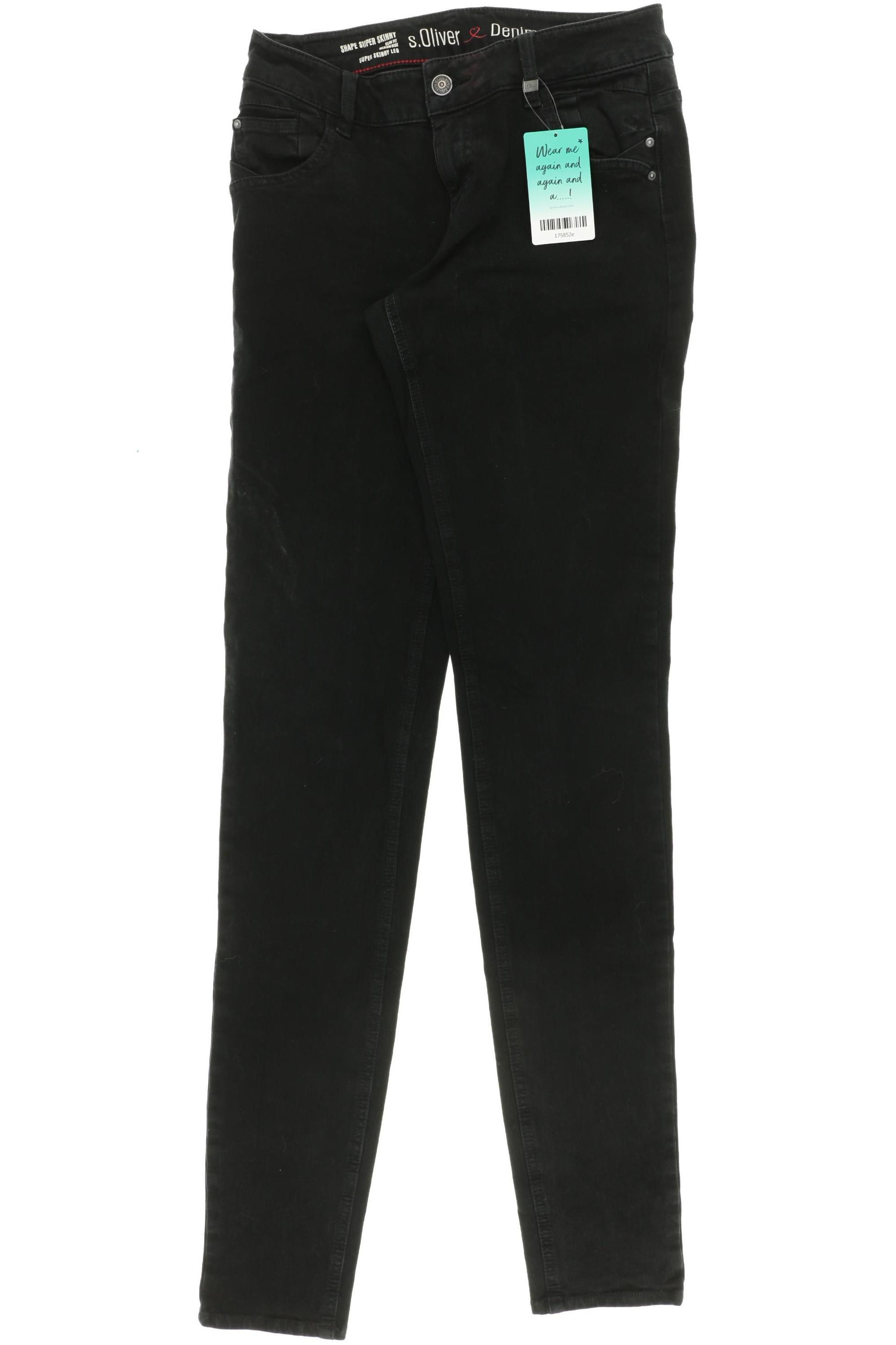 

s.Oliver Damen Jeans, schwarz, Gr. 34
