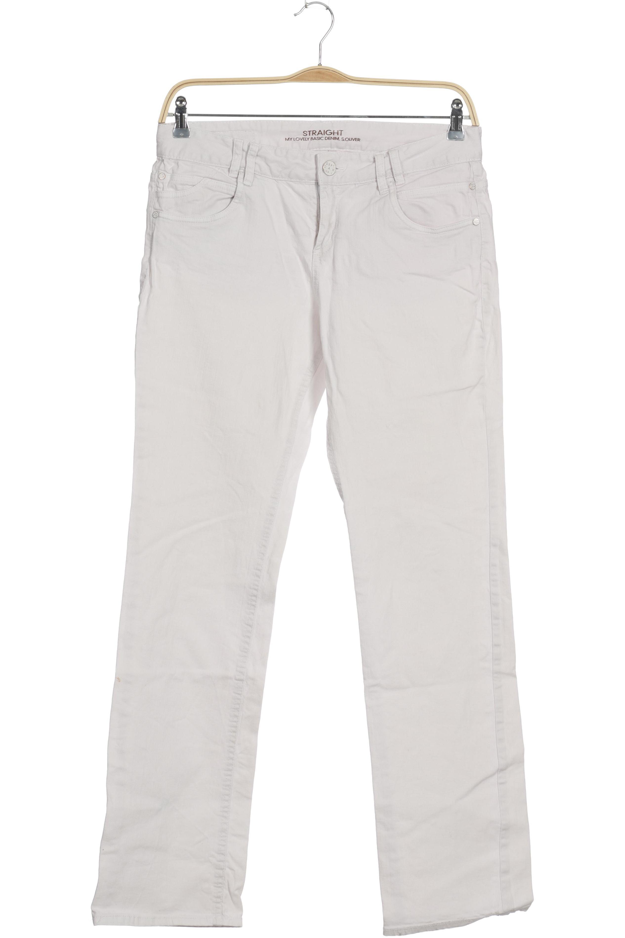

s.Oliver Damen Jeans, weiß, Gr. 40