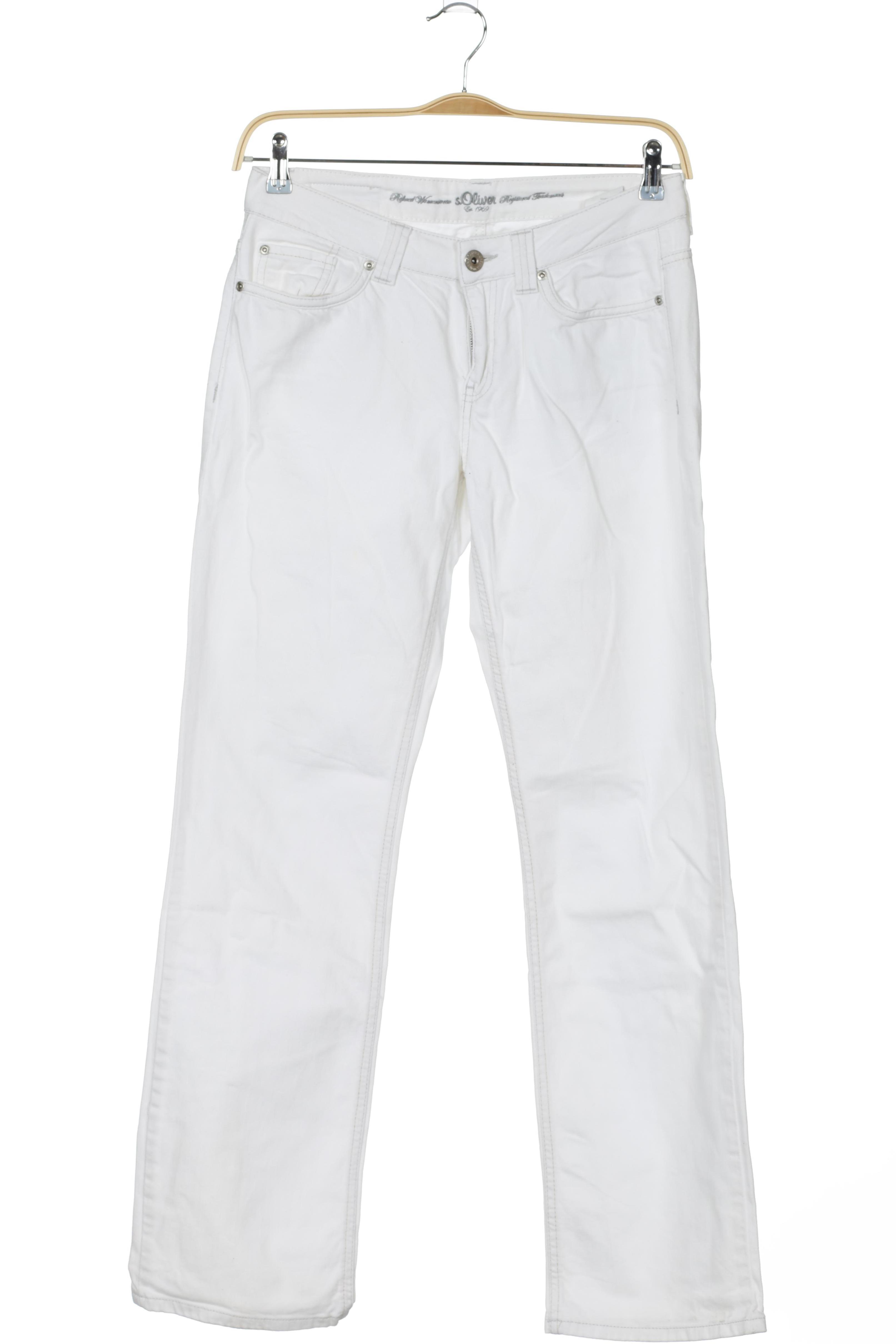 

s.Oliver Damen Jeans, weiß, Gr. 38
