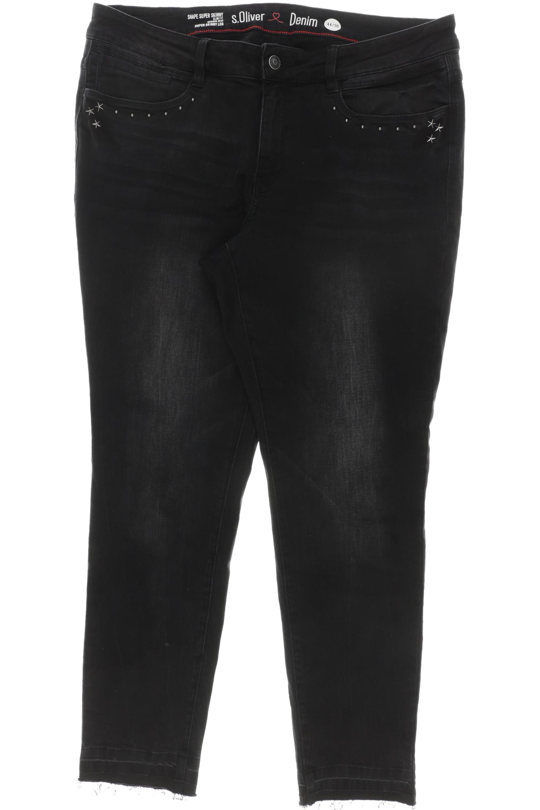 

s.Oliver Damen Jeans, schwarz, Gr. 44