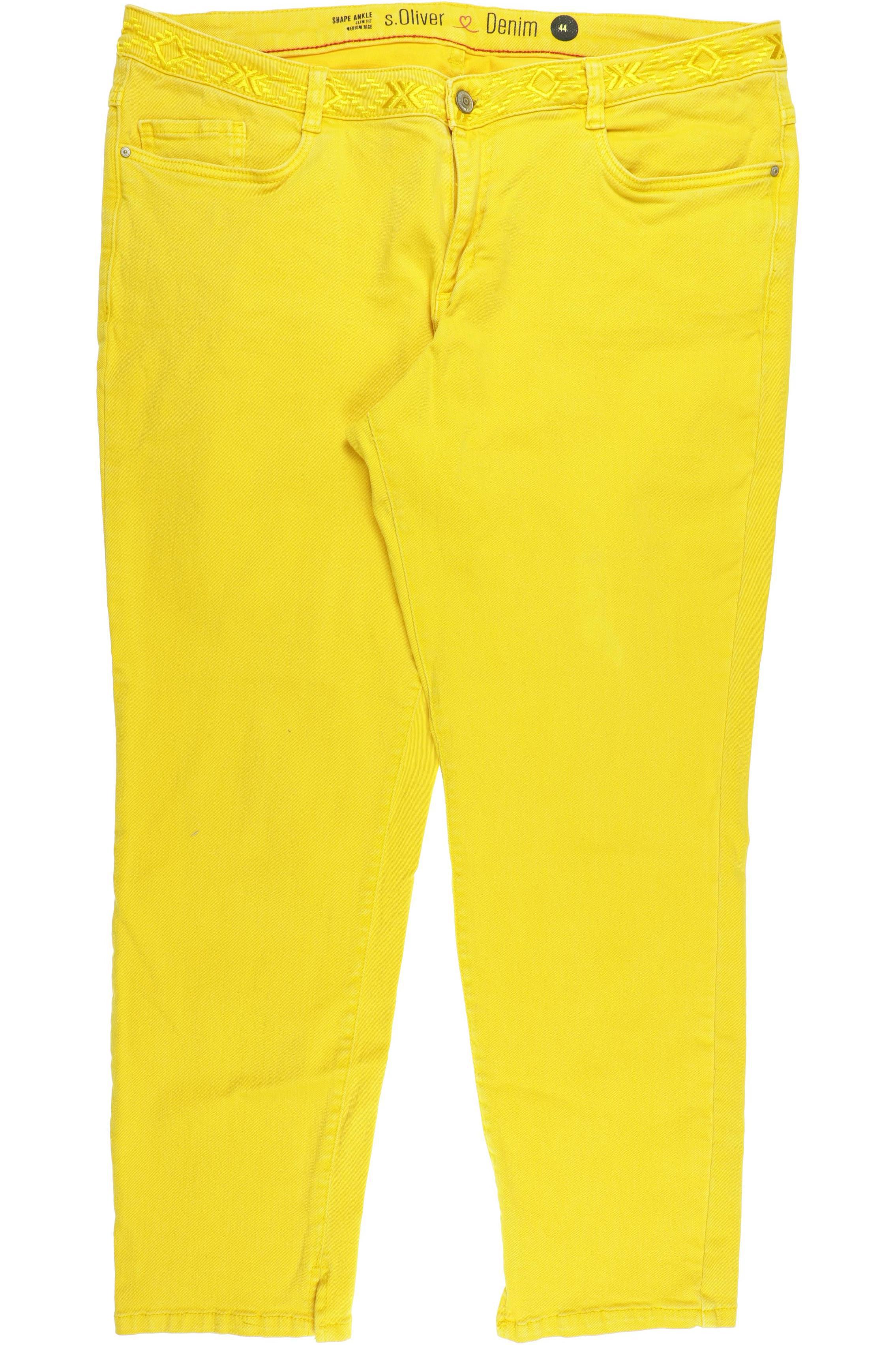 

s.Oliver Damen Jeans, gelb, Gr. 44