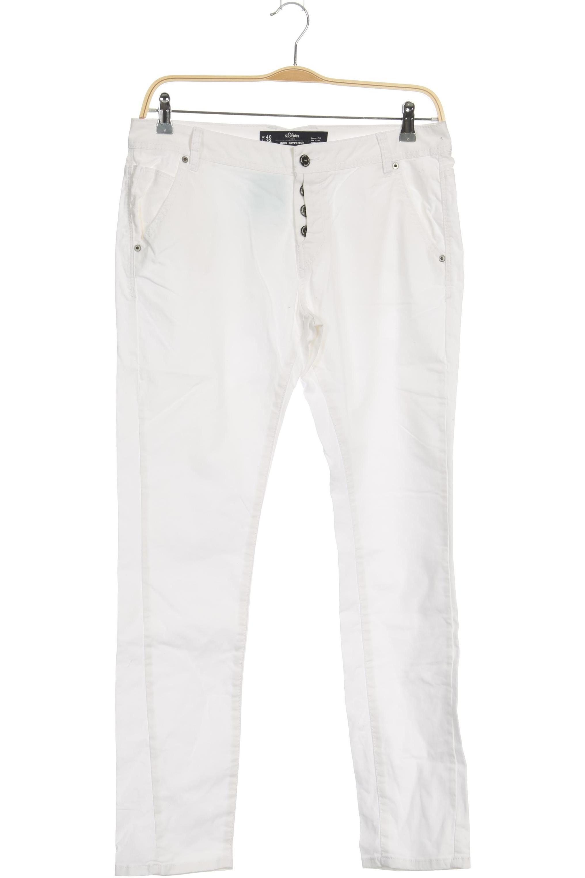 

s.Oliver Damen Jeans, weiß, Gr. 40