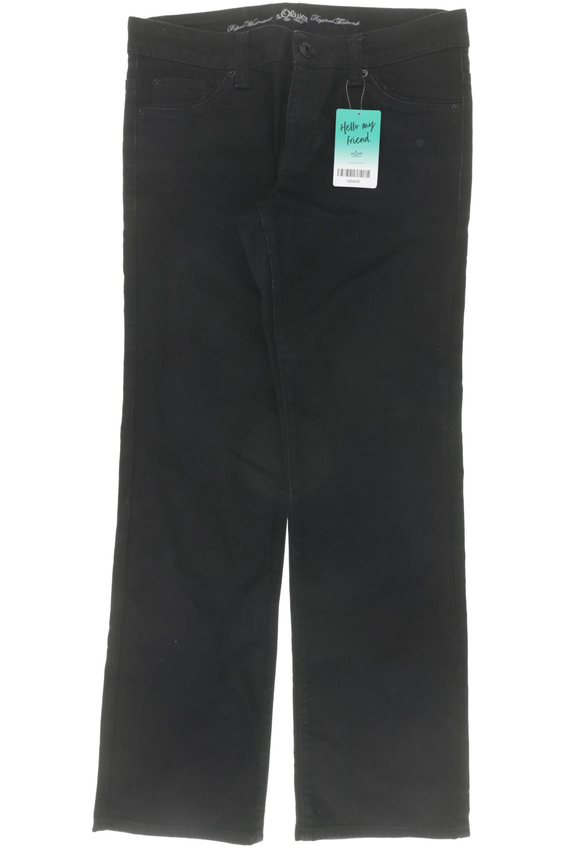 

s.Oliver Damen Jeans, schwarz, Gr. 38
