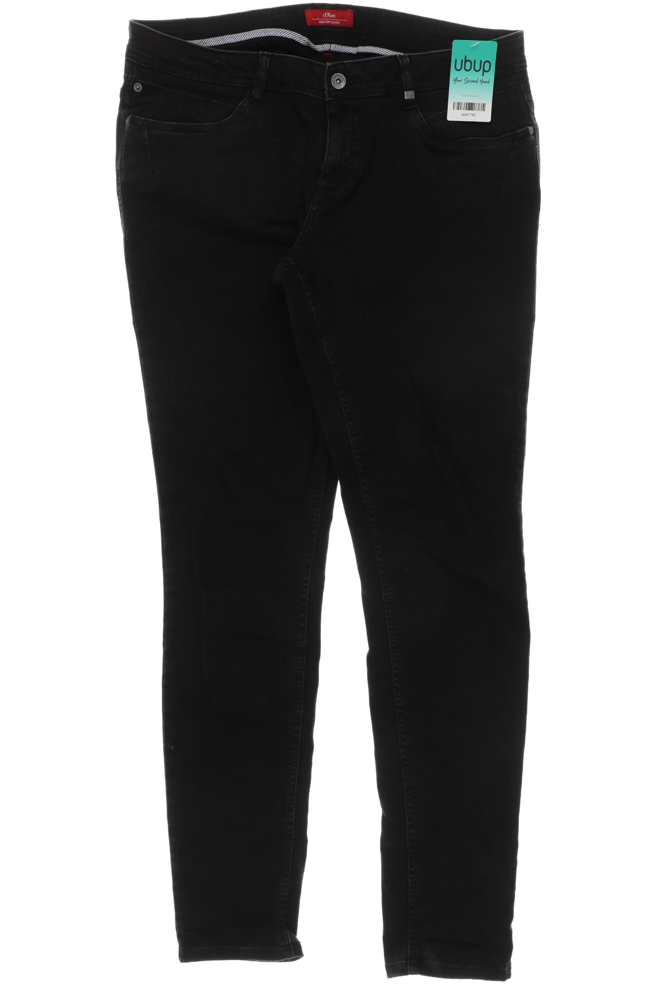 

s.Oliver Damen Jeans, schwarz, Gr. 44