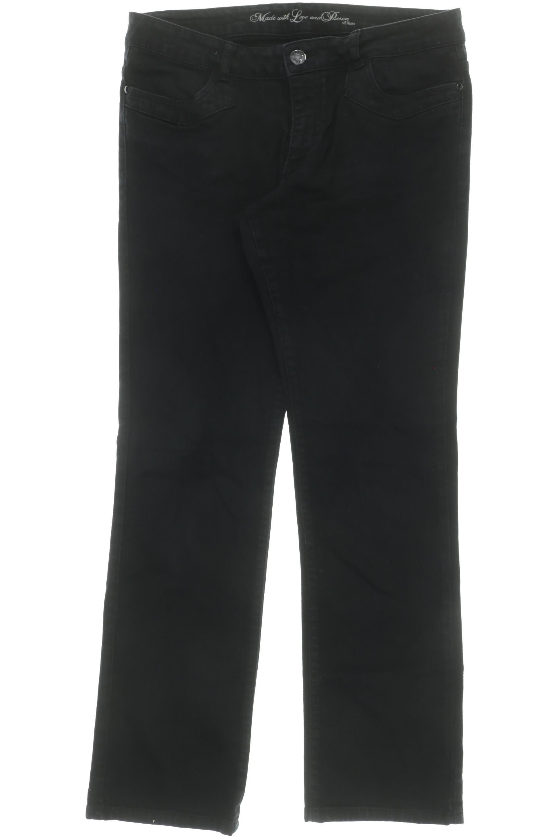 

s.Oliver Damen Jeans, schwarz, Gr. 42