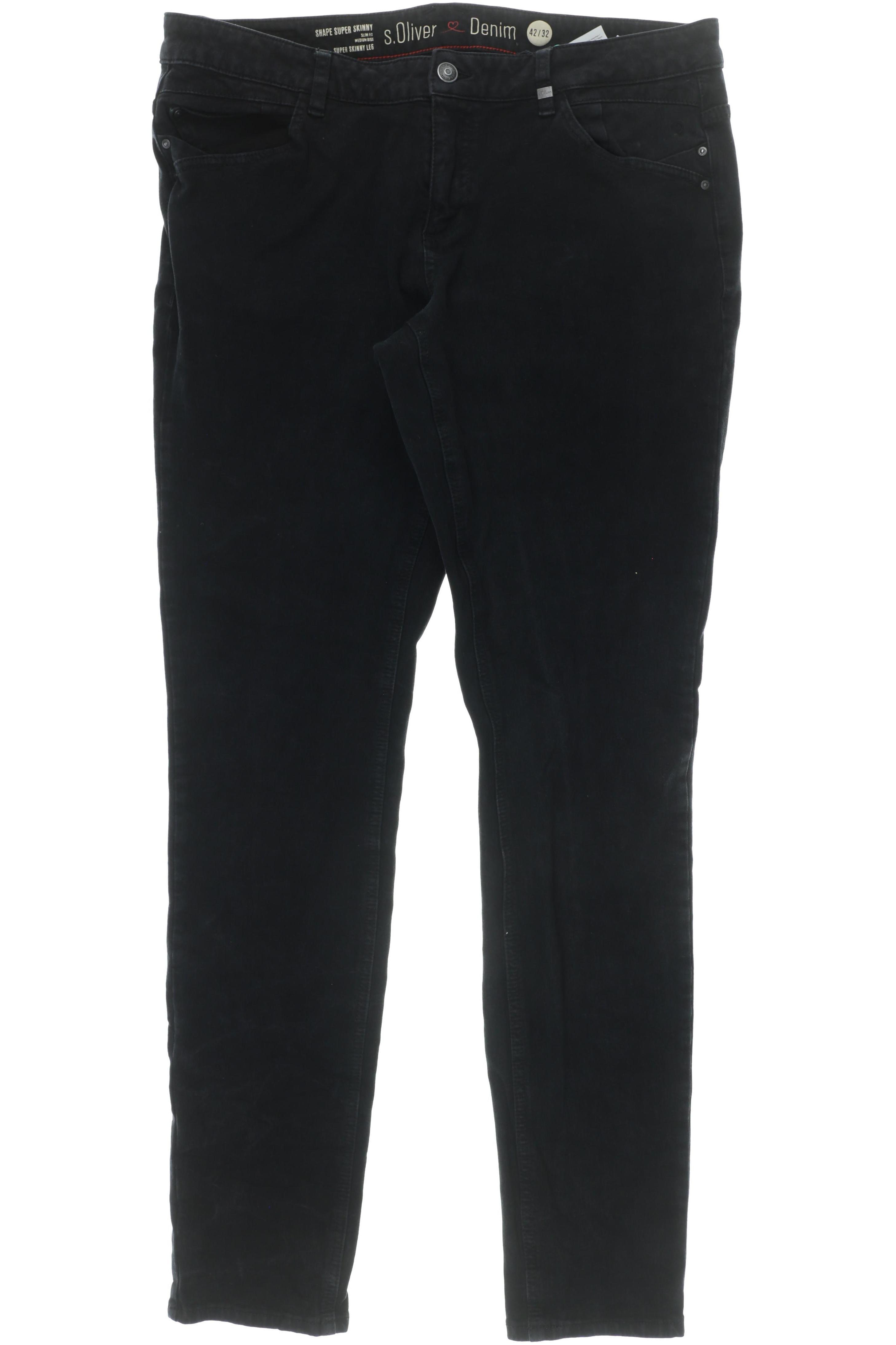 

s.Oliver Damen Jeans, schwarz, Gr. 42