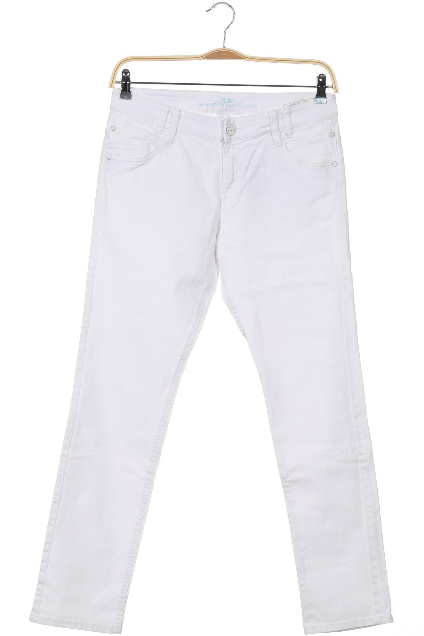 

s.Oliver Damen Jeans, weiß, Gr. 38
