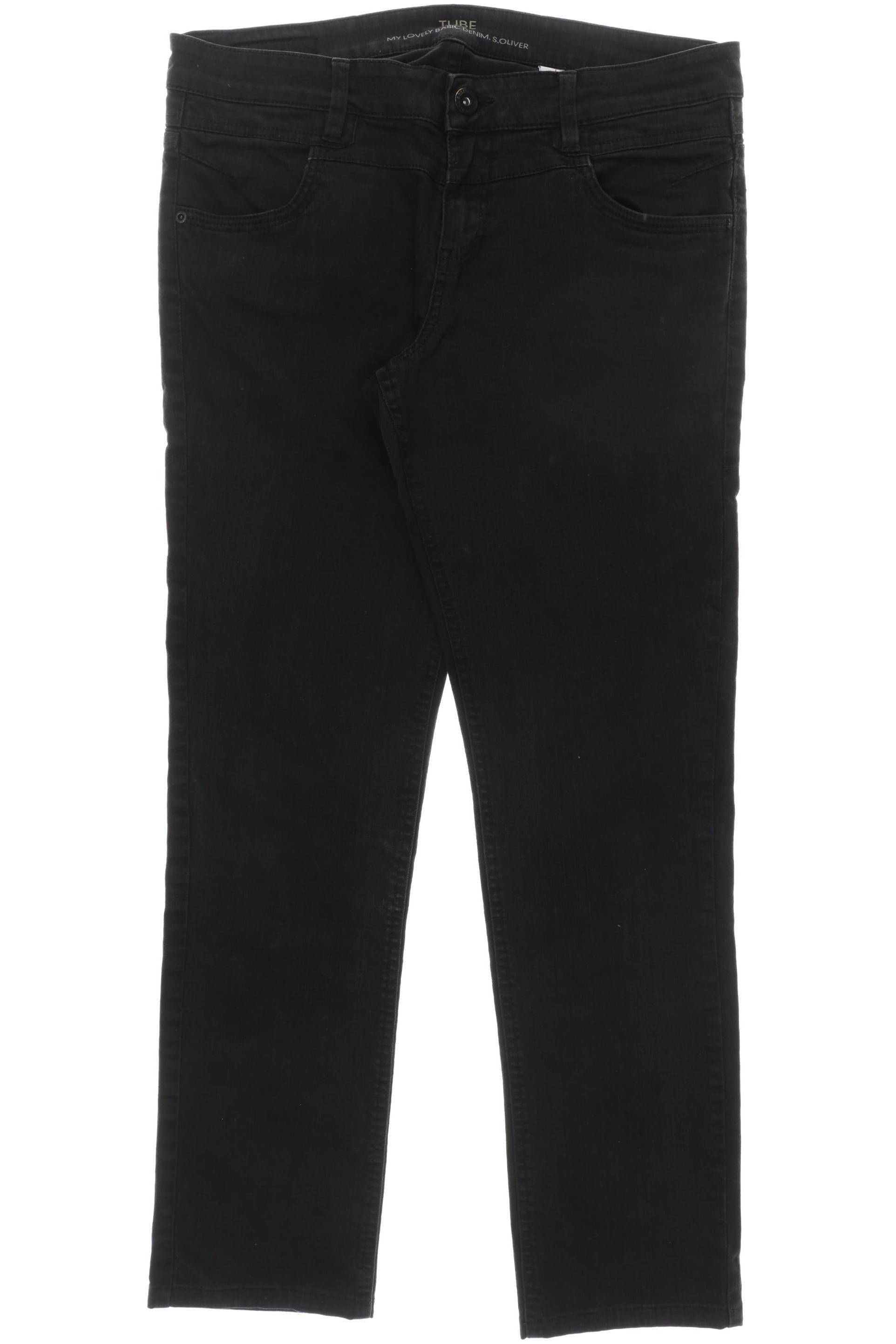 

s.Oliver Damen Jeans, schwarz, Gr. 40
