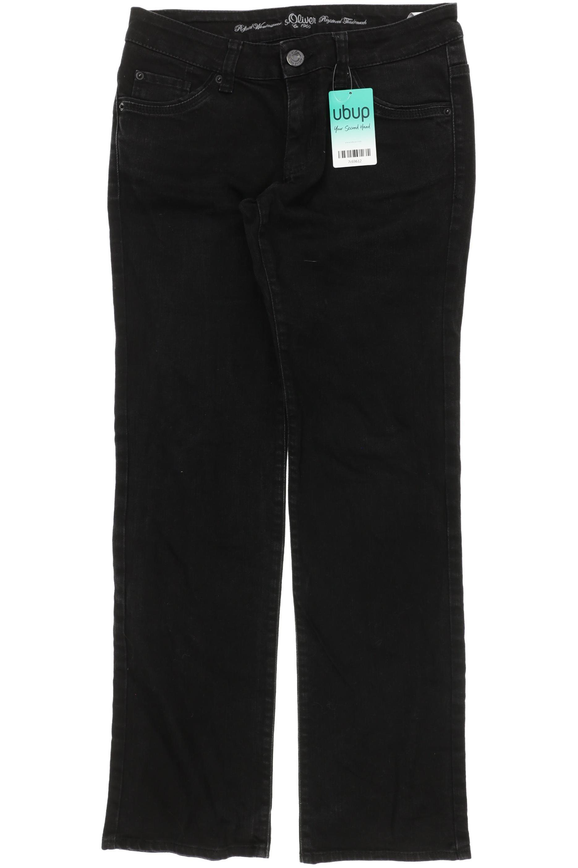 

s.Oliver Damen Jeans, schwarz, Gr. 38