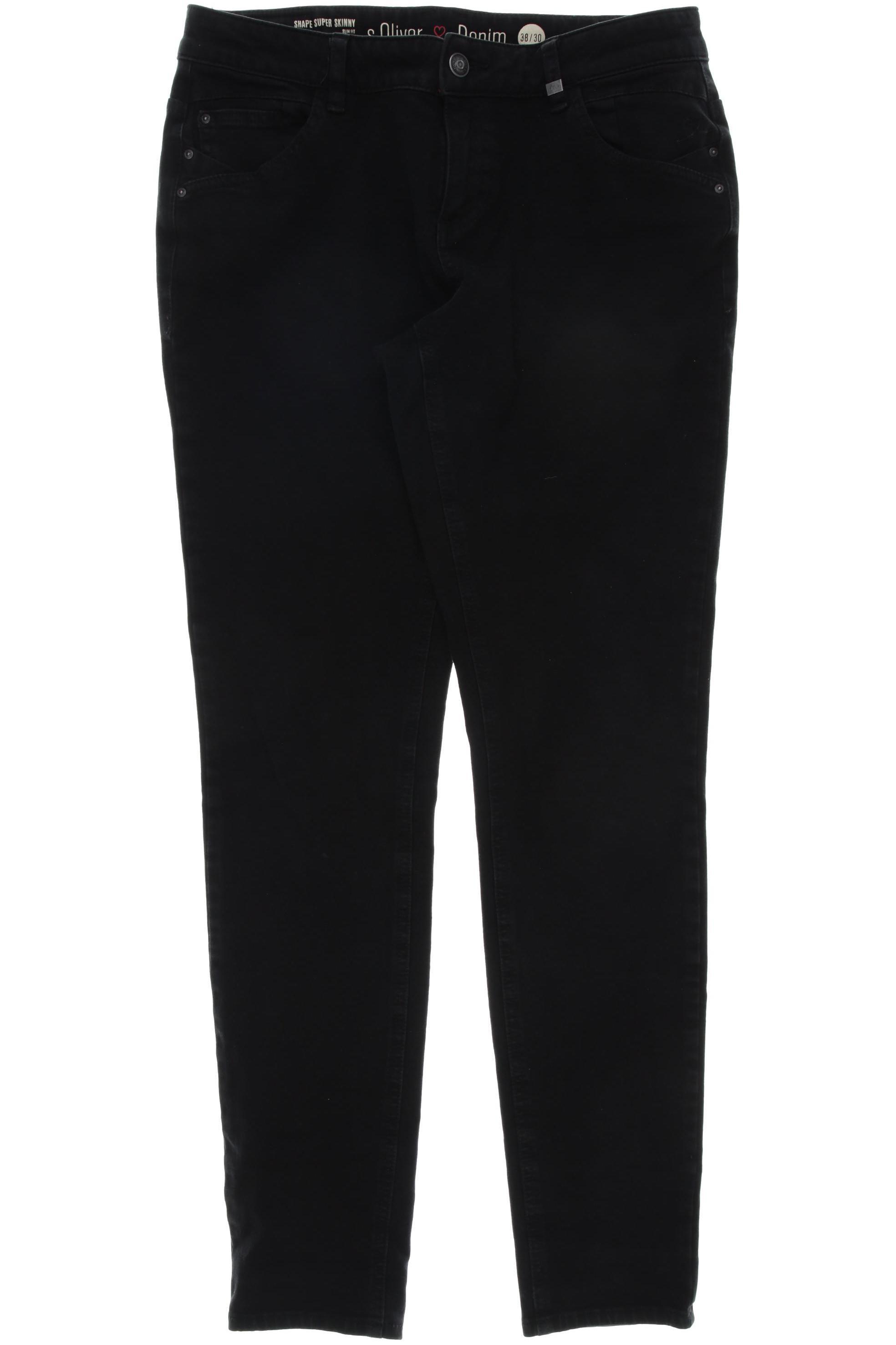 

s.Oliver Damen Jeans, schwarz, Gr. 38