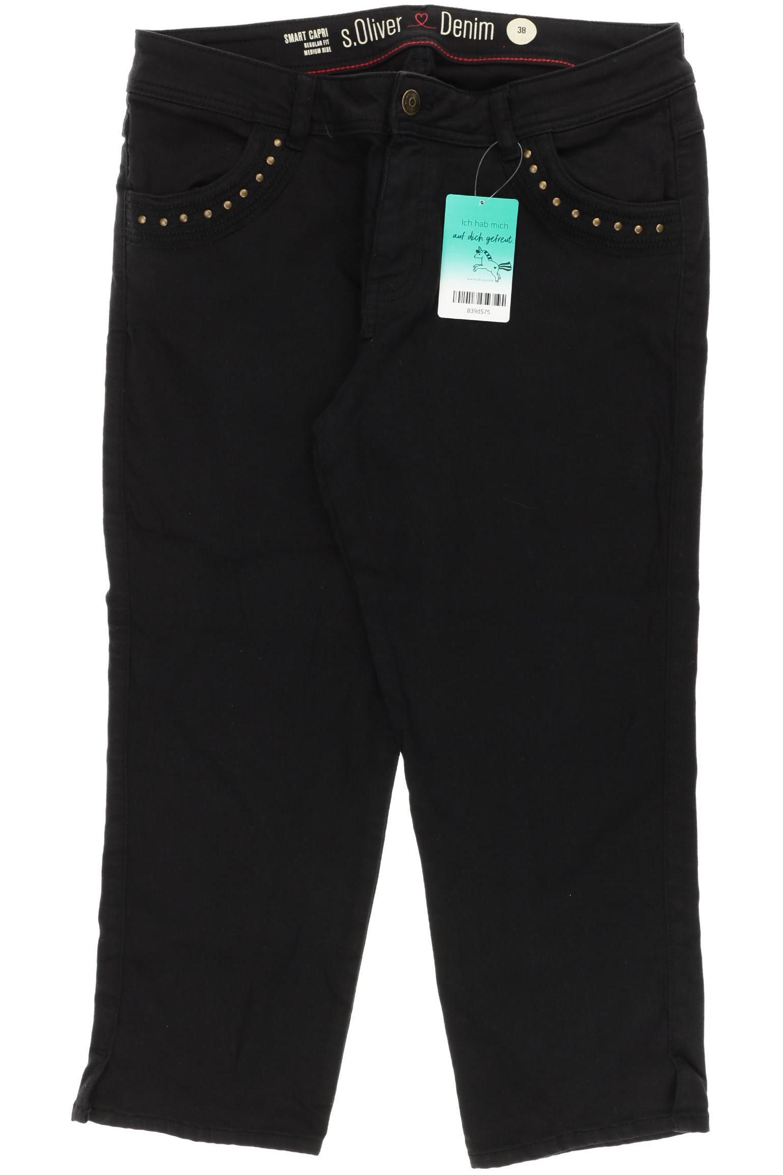 

s.Oliver Damen Jeans, schwarz, Gr. 38