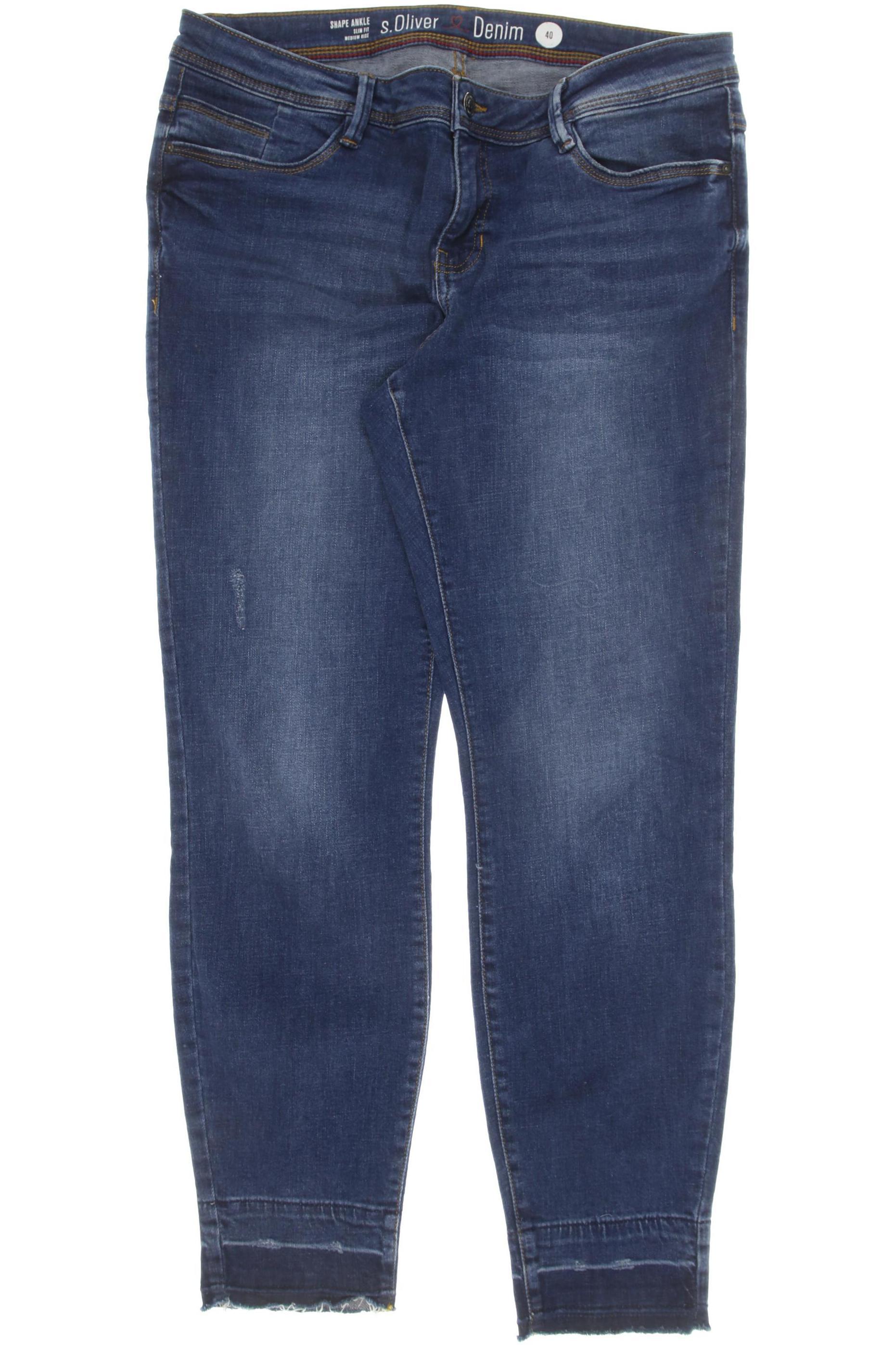 

s.Oliver Damen Jeans, blau, Gr. 40