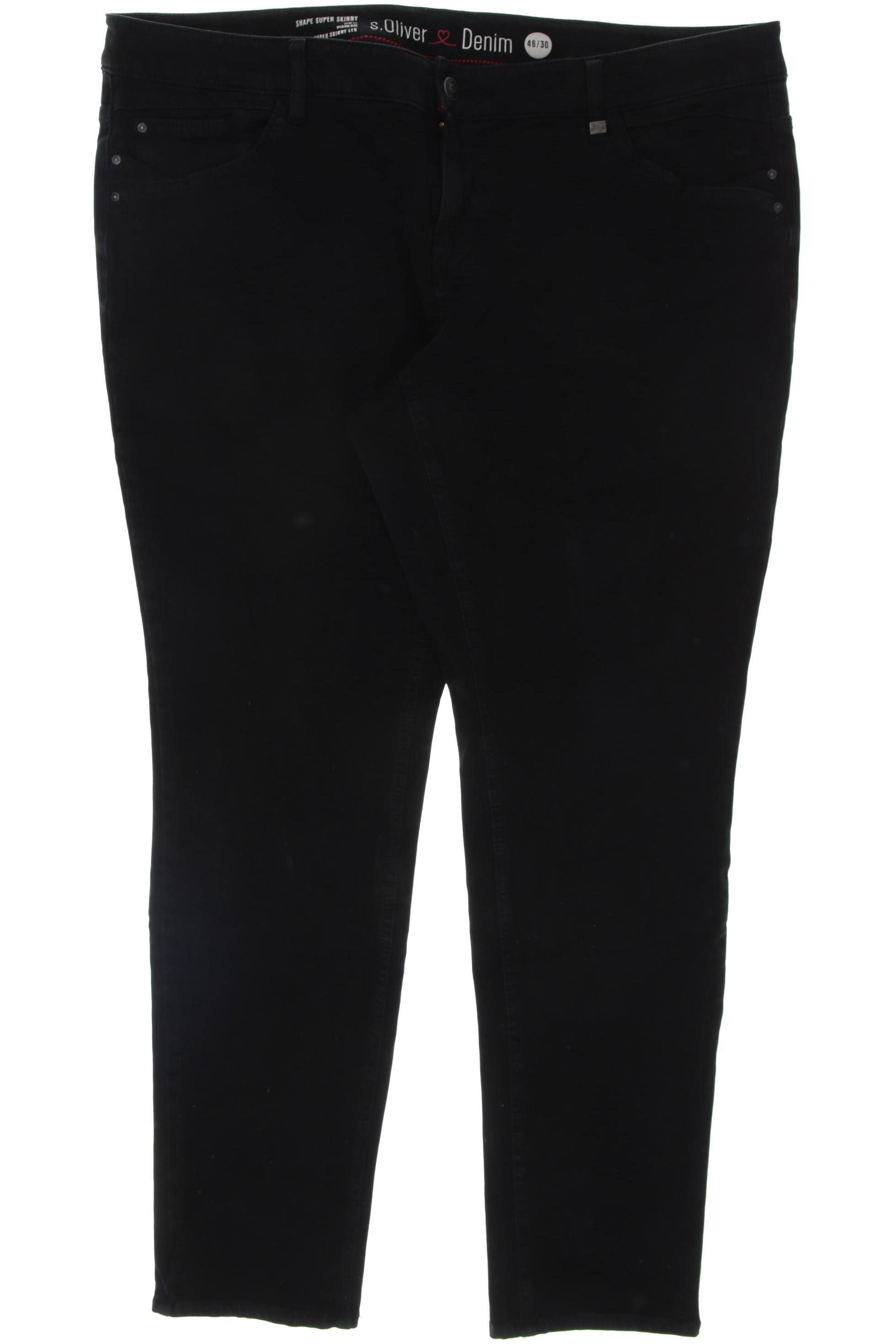 

s.Oliver Damen Jeans, schwarz, Gr. 46