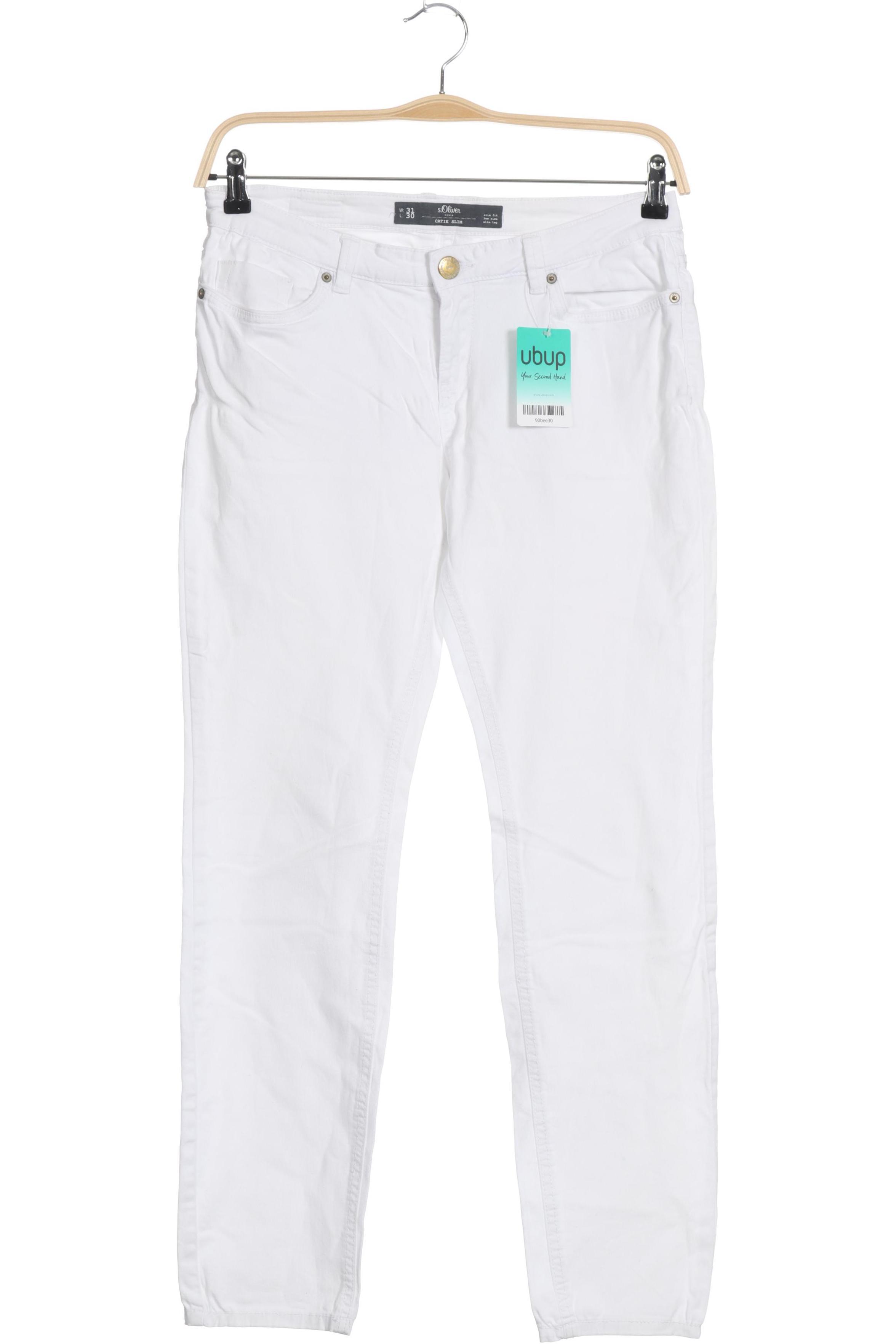 

s.Oliver Damen Jeans, weiß, Gr. 31