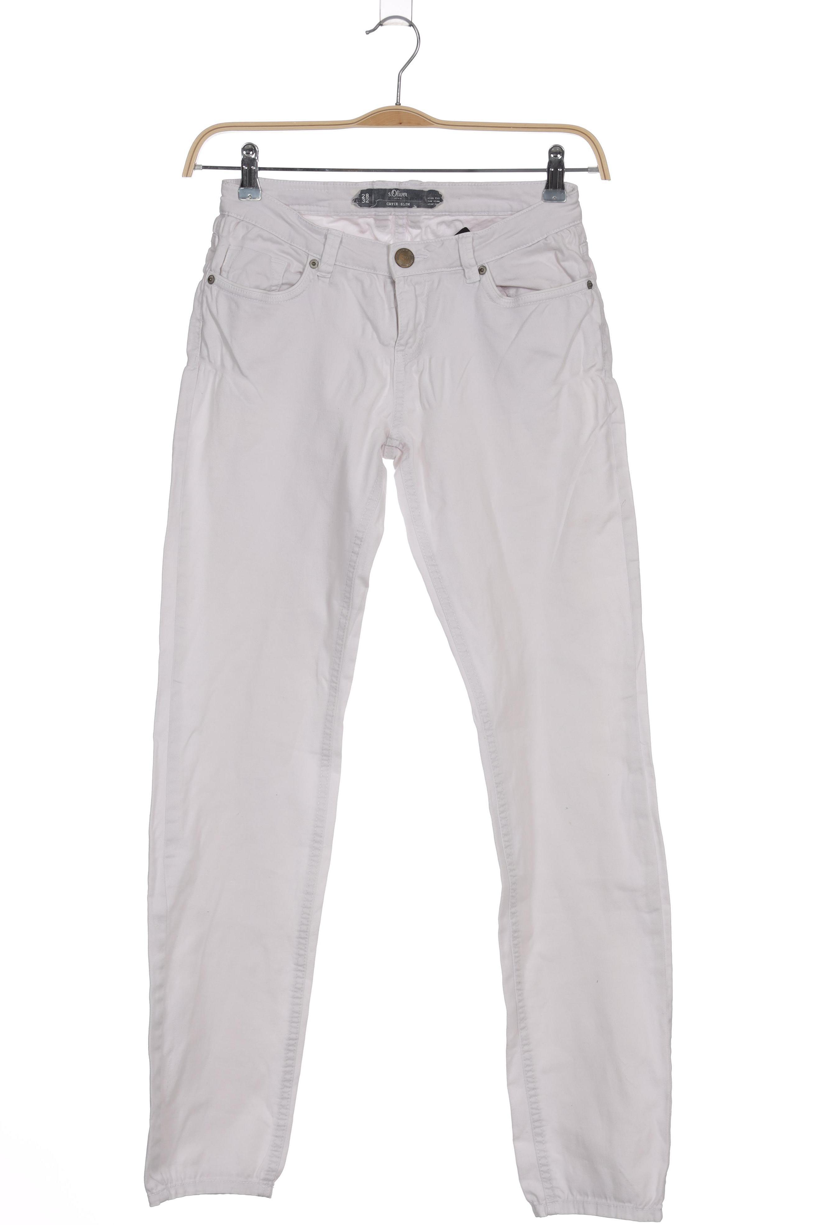 

s.Oliver Damen Jeans, weiß, Gr. 28