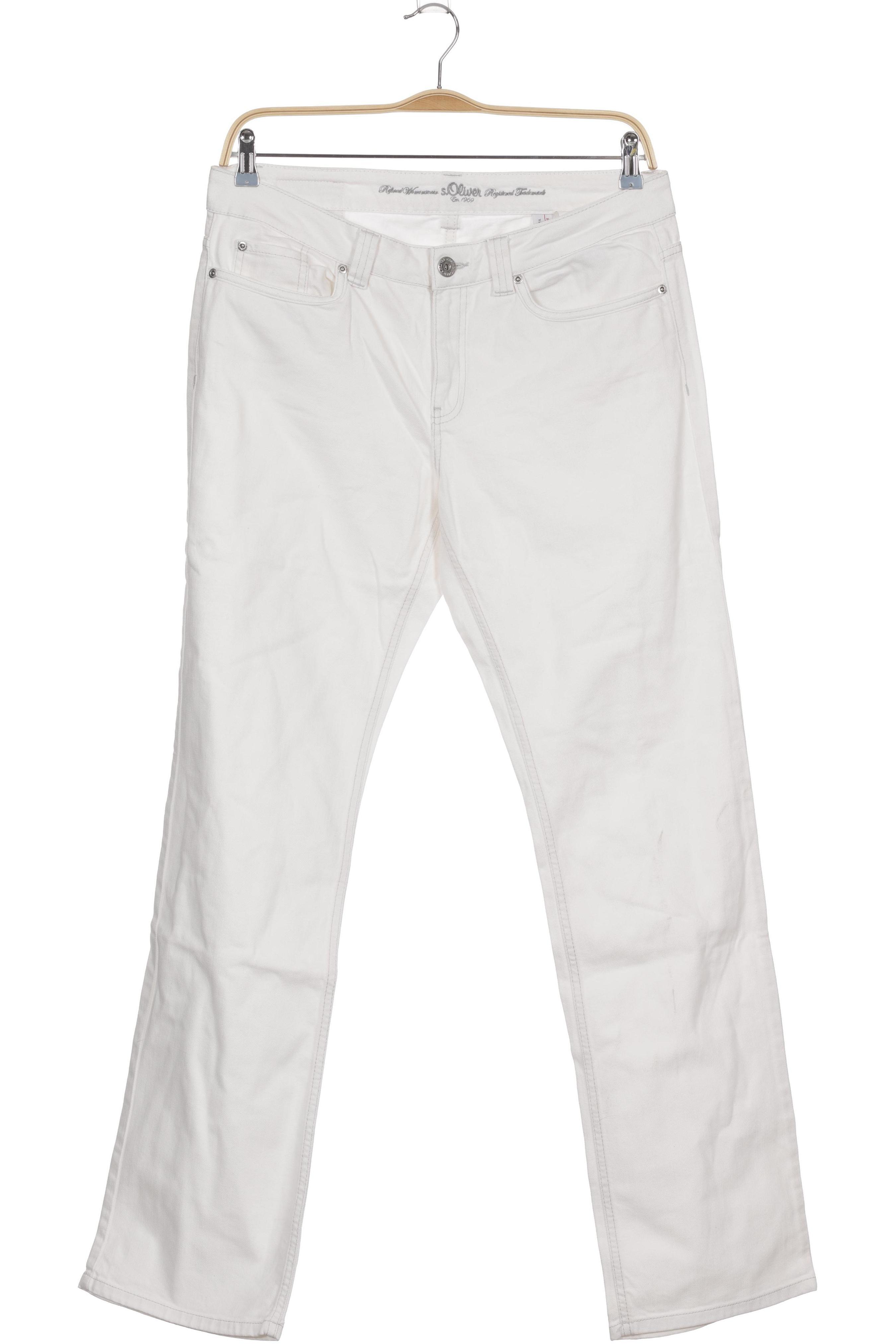 

s.Oliver Damen Jeans, weiß, Gr. 44