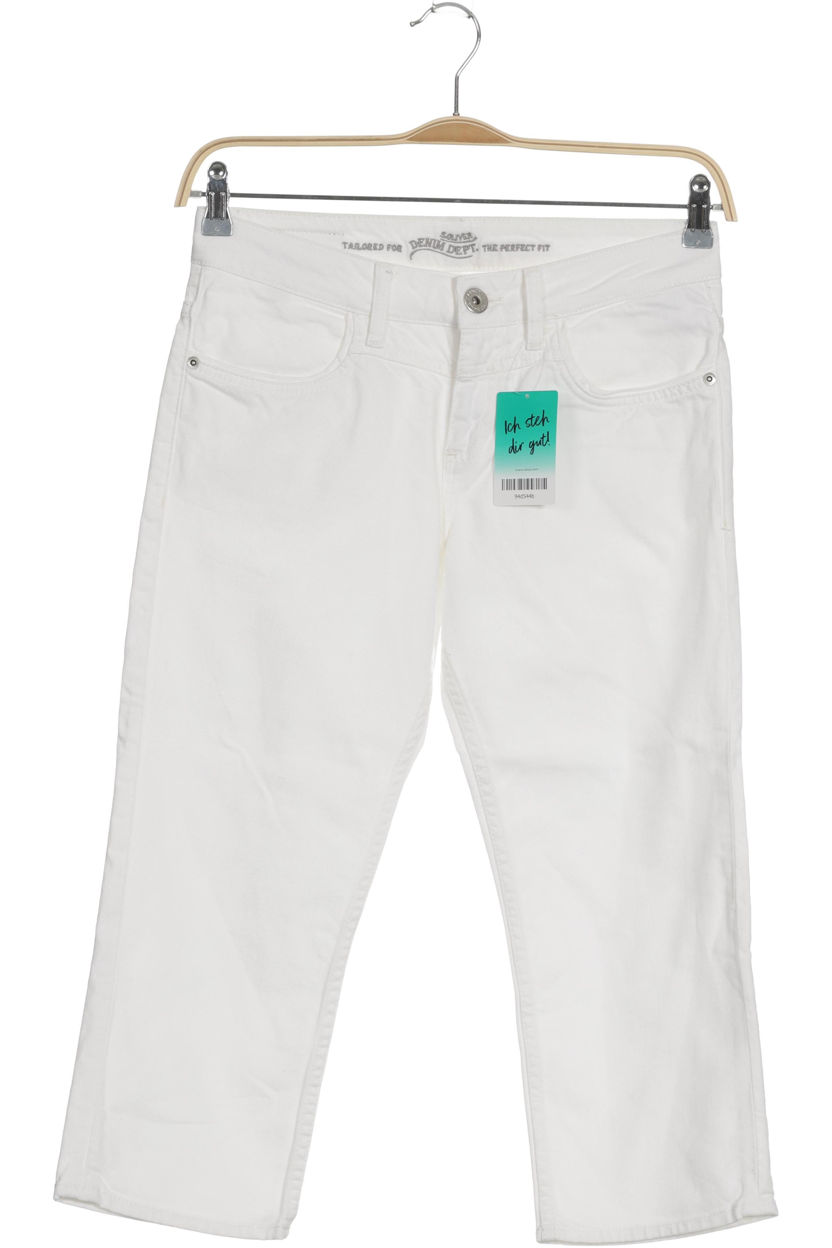 

s.Oliver Damen Jeans, weiß, Gr. 38
