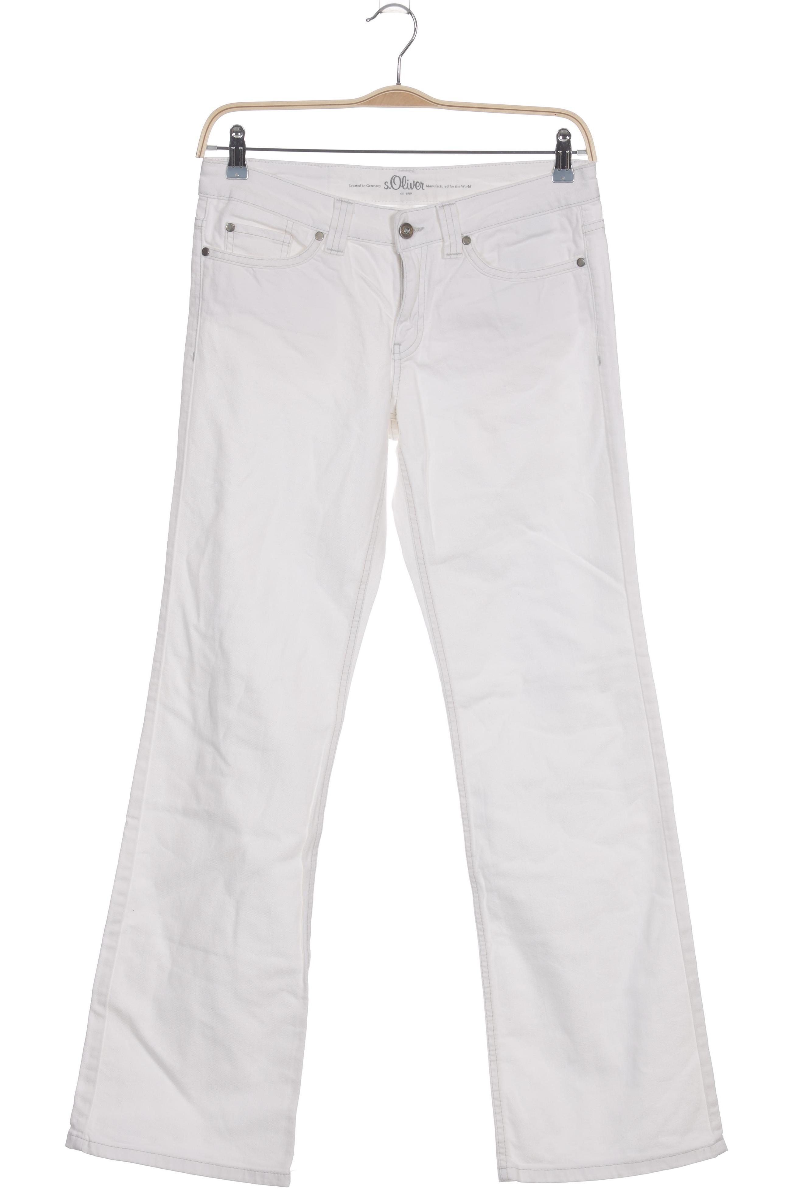 

s.Oliver Damen Jeans, weiß, Gr. 40