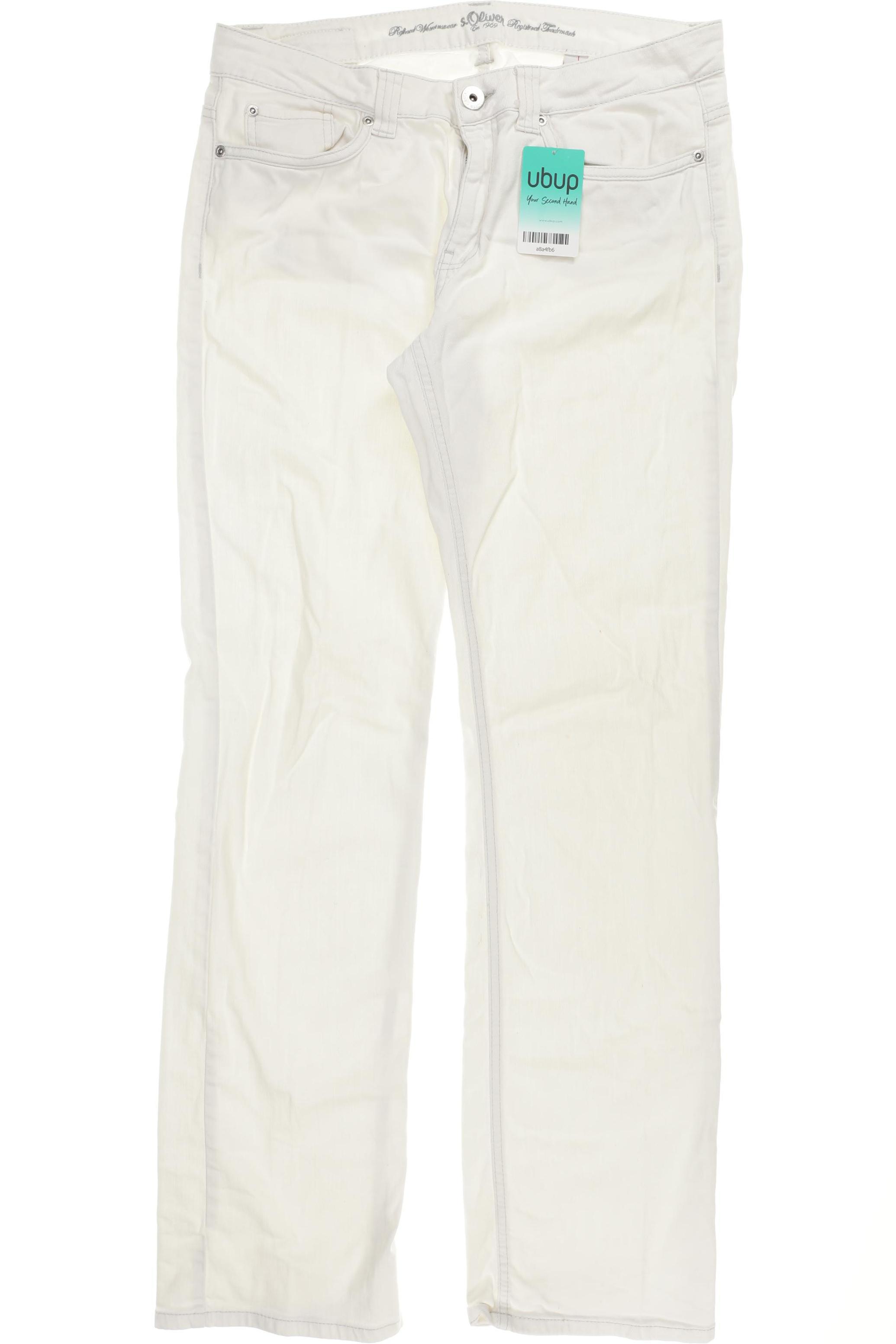 

s.Oliver Damen Jeans, weiß, Gr. 42
