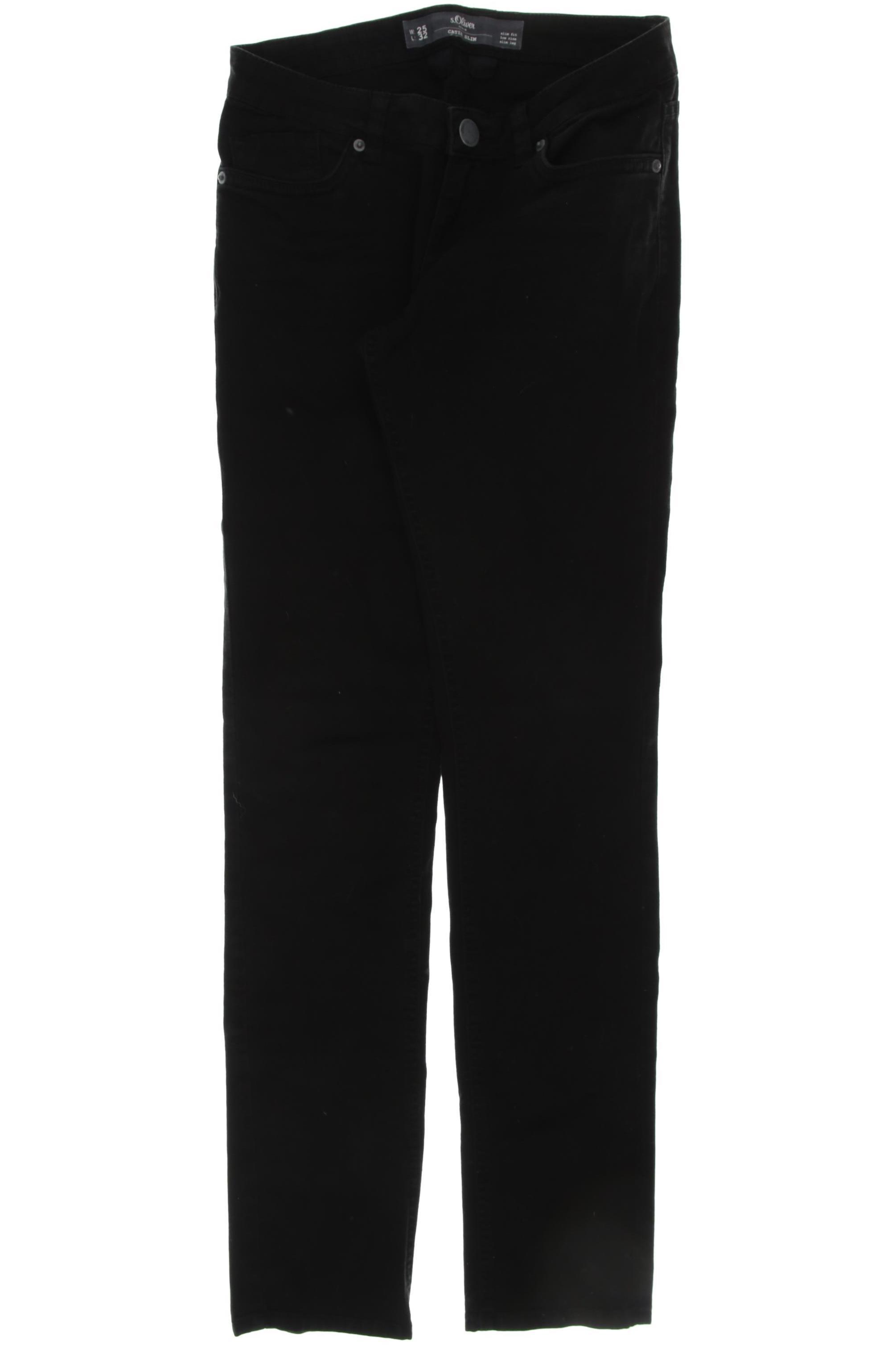 

s.Oliver Damen Jeans, schwarz, Gr. 25