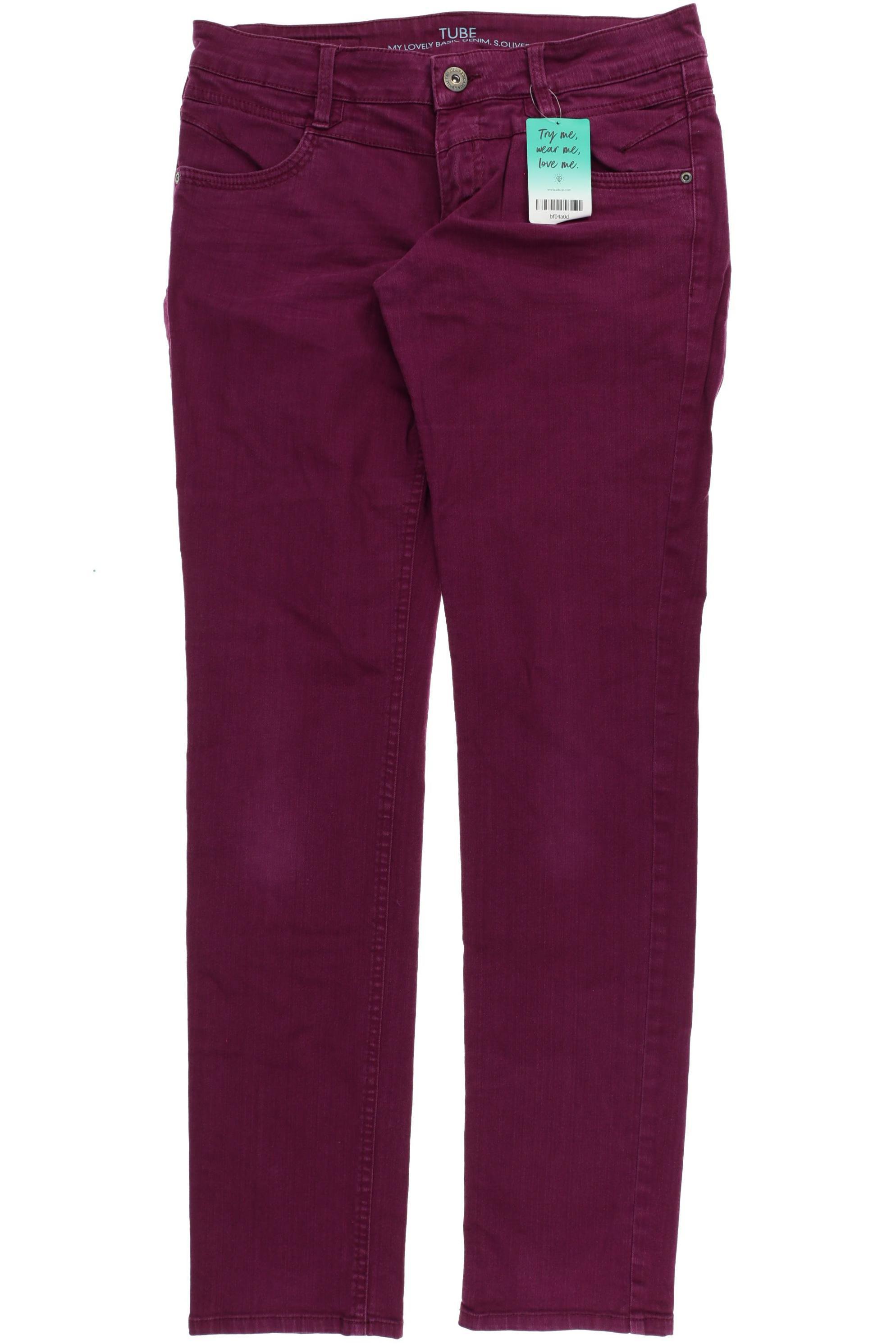 

s.Oliver Damen Jeans, lila, Gr. 38