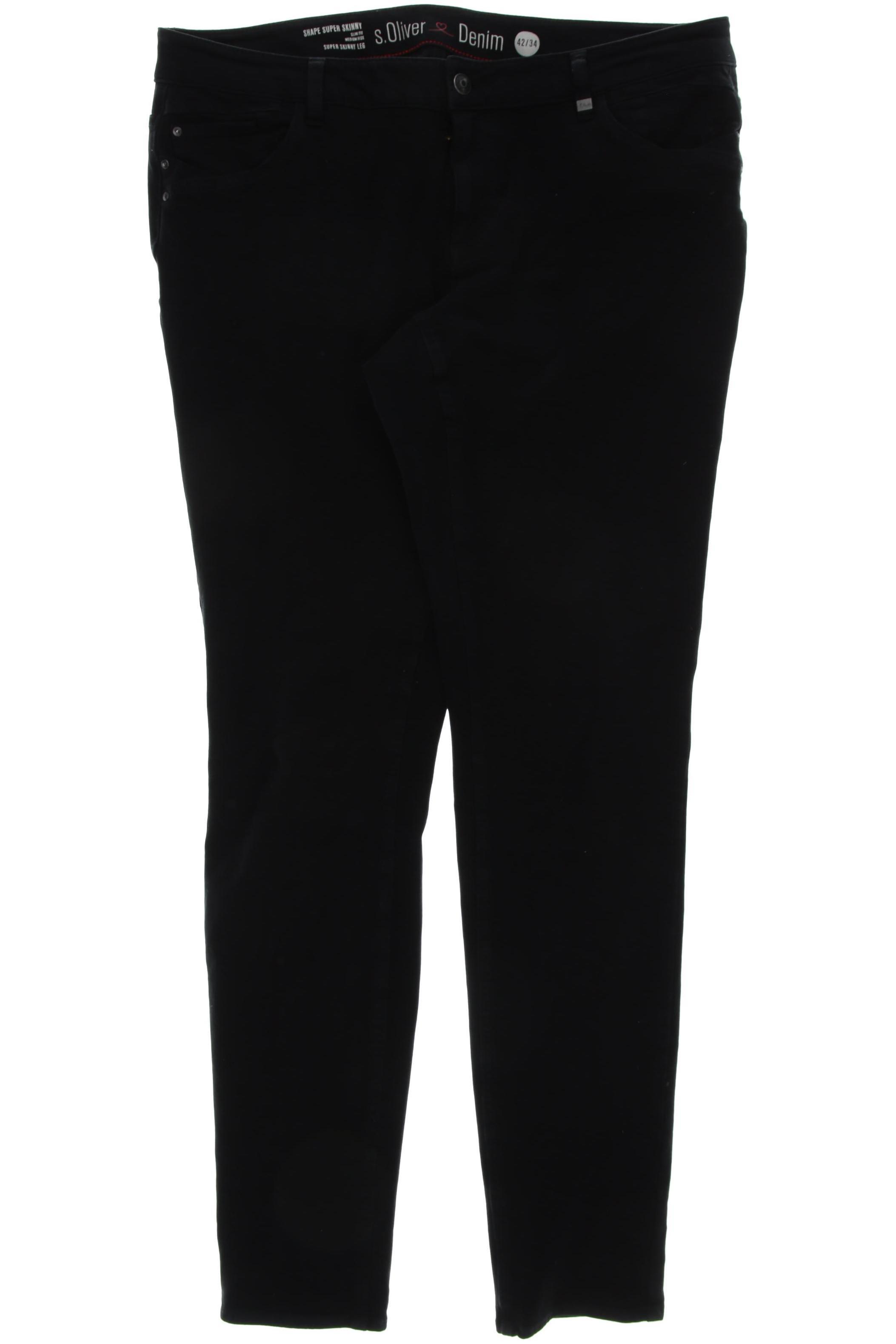 

s.Oliver Damen Jeans, schwarz, Gr. 42