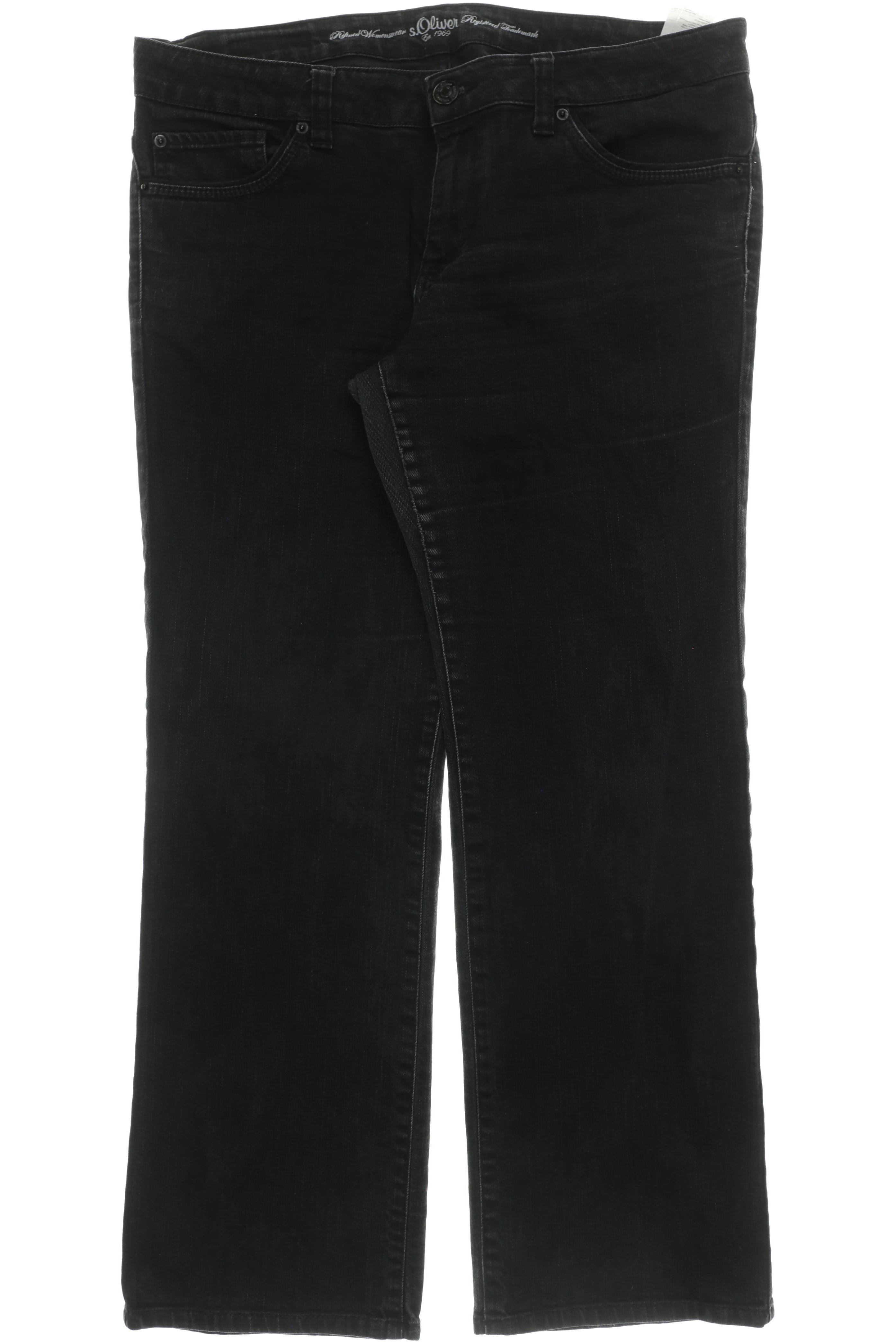 

s.Oliver Damen Jeans, schwarz, Gr. 46