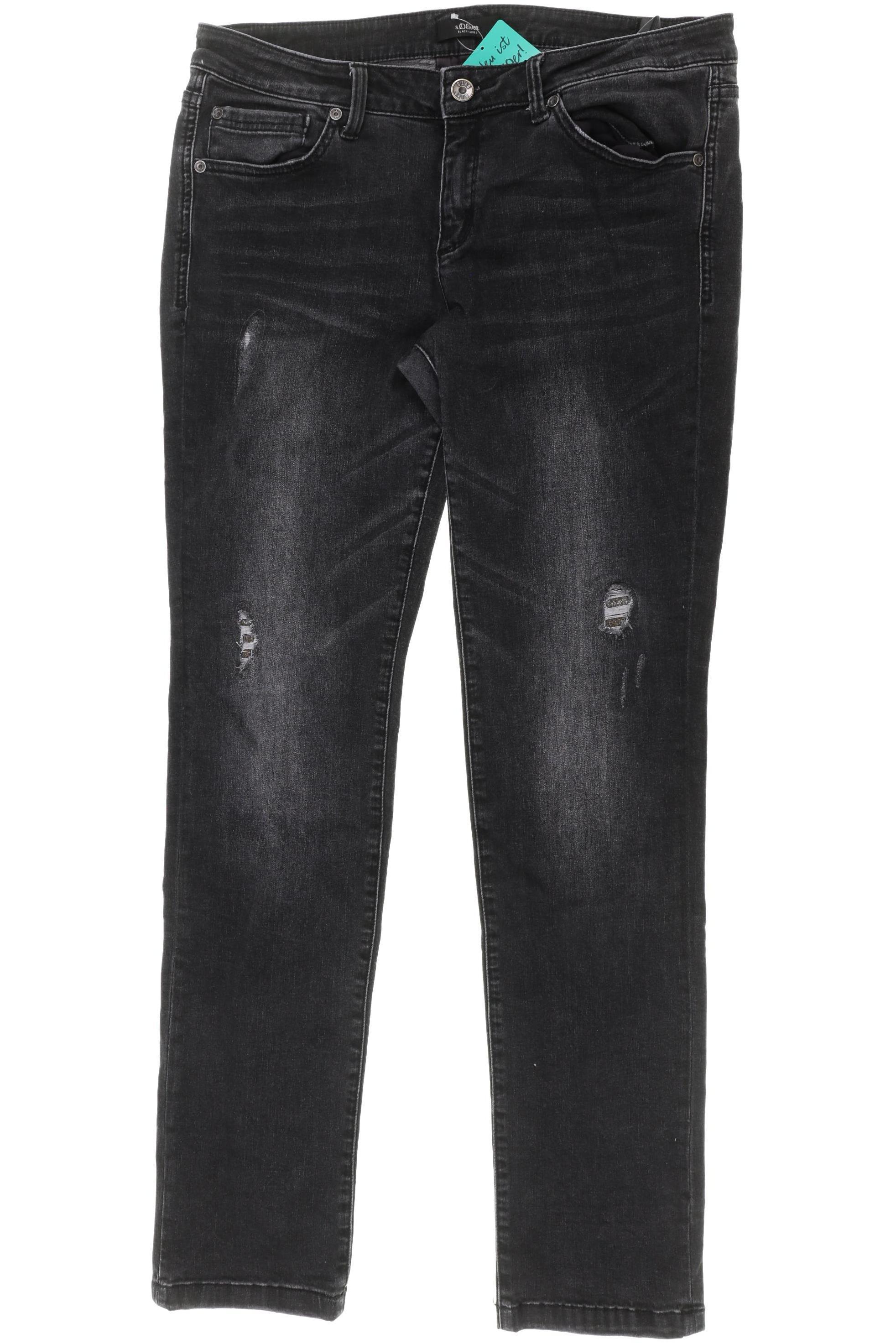 

s.Oliver Damen Jeans, schwarz, Gr. 42