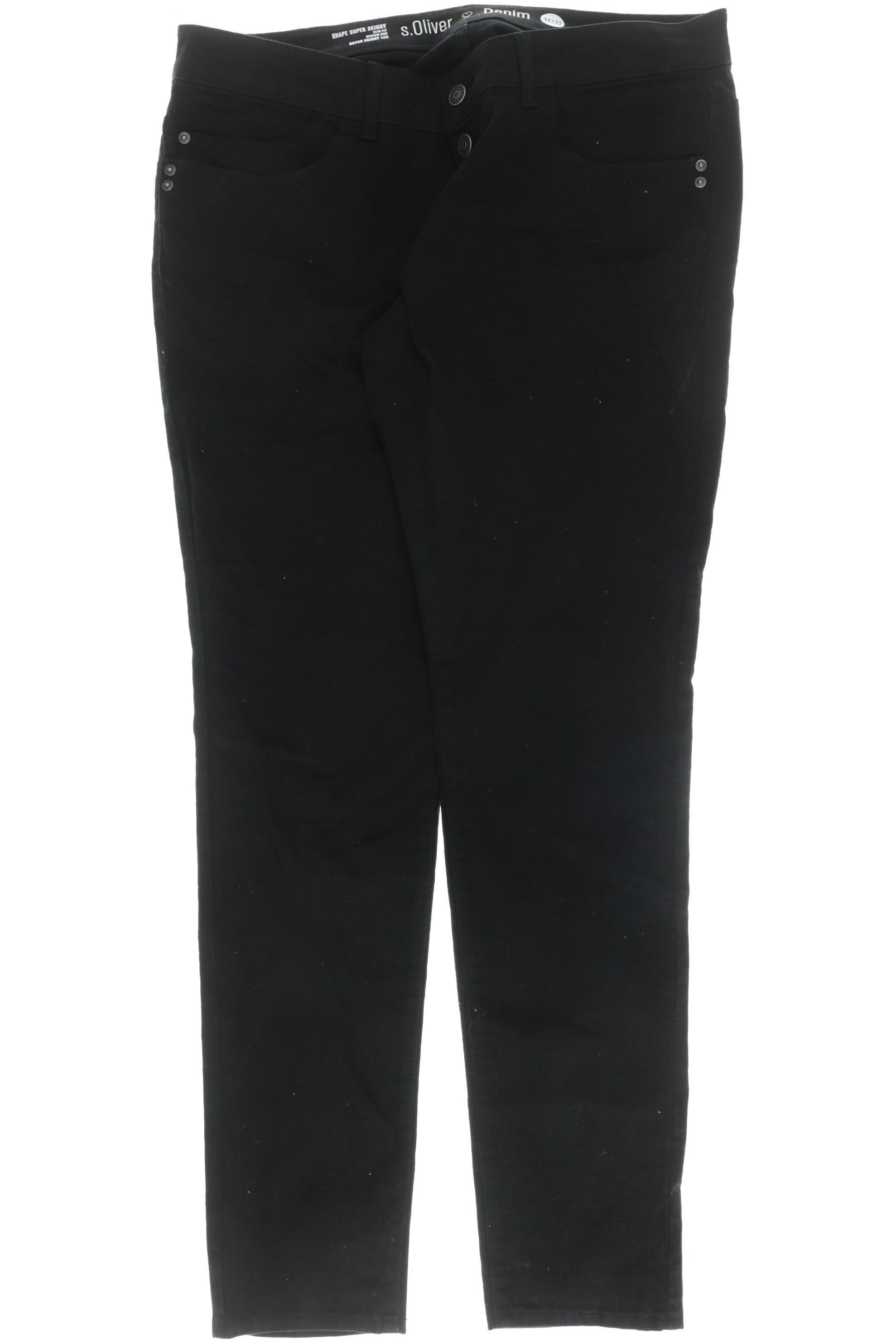 

s.Oliver Damen Jeans, schwarz, Gr. 44