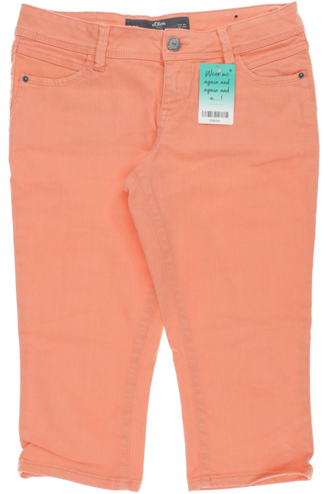

s.Oliver Damen Jeans, orange, Gr. 38