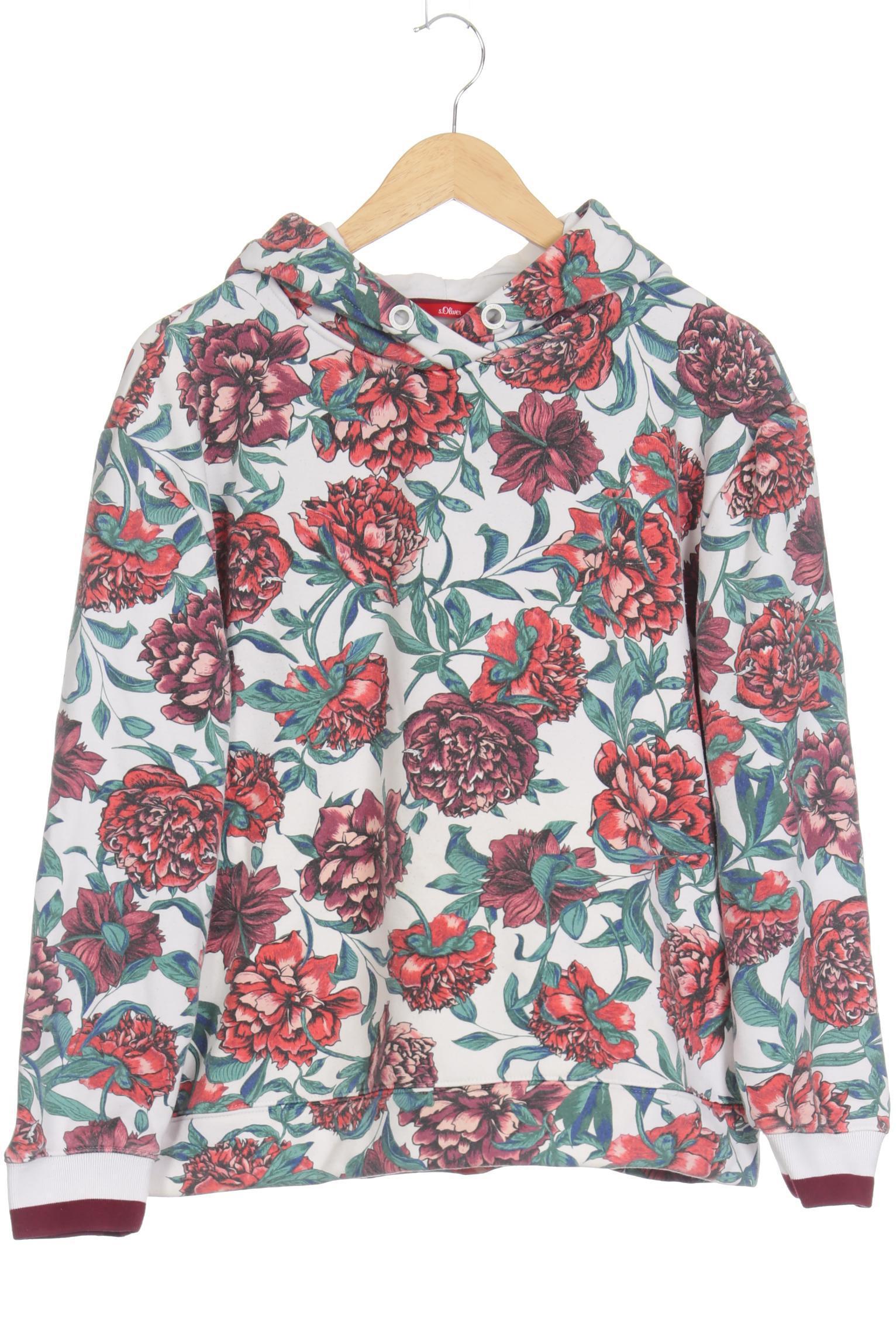 

s.Oliver Damen Kapuzenpullover, grün, Gr. 40