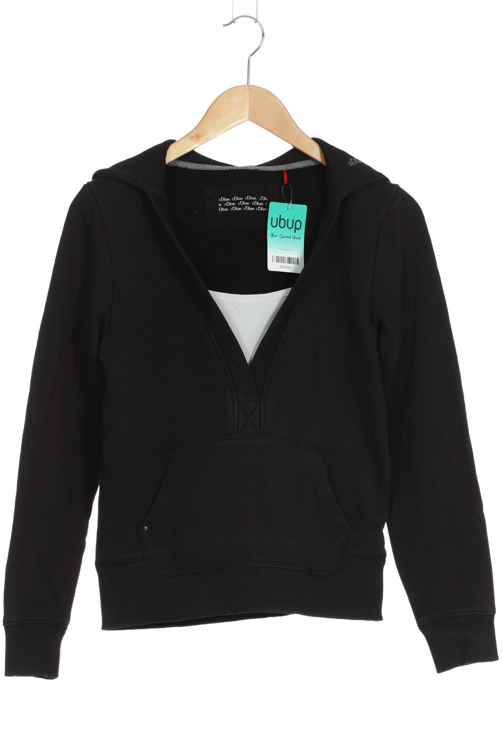 

s.Oliver Damen Kapuzenpullover, schwarz, Gr. 36
