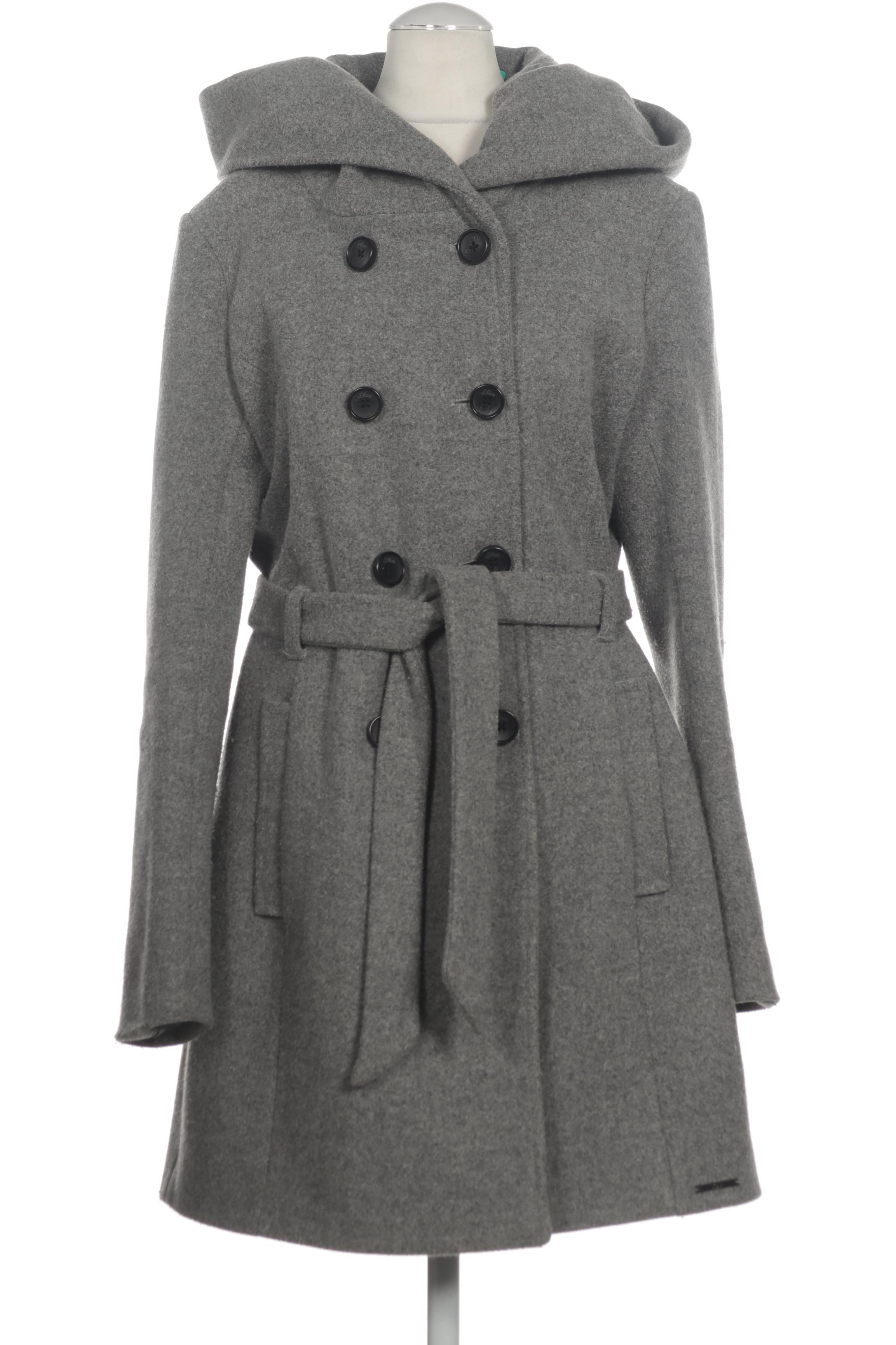 

s.Oliver Damen Mantel, grau, Gr. 36