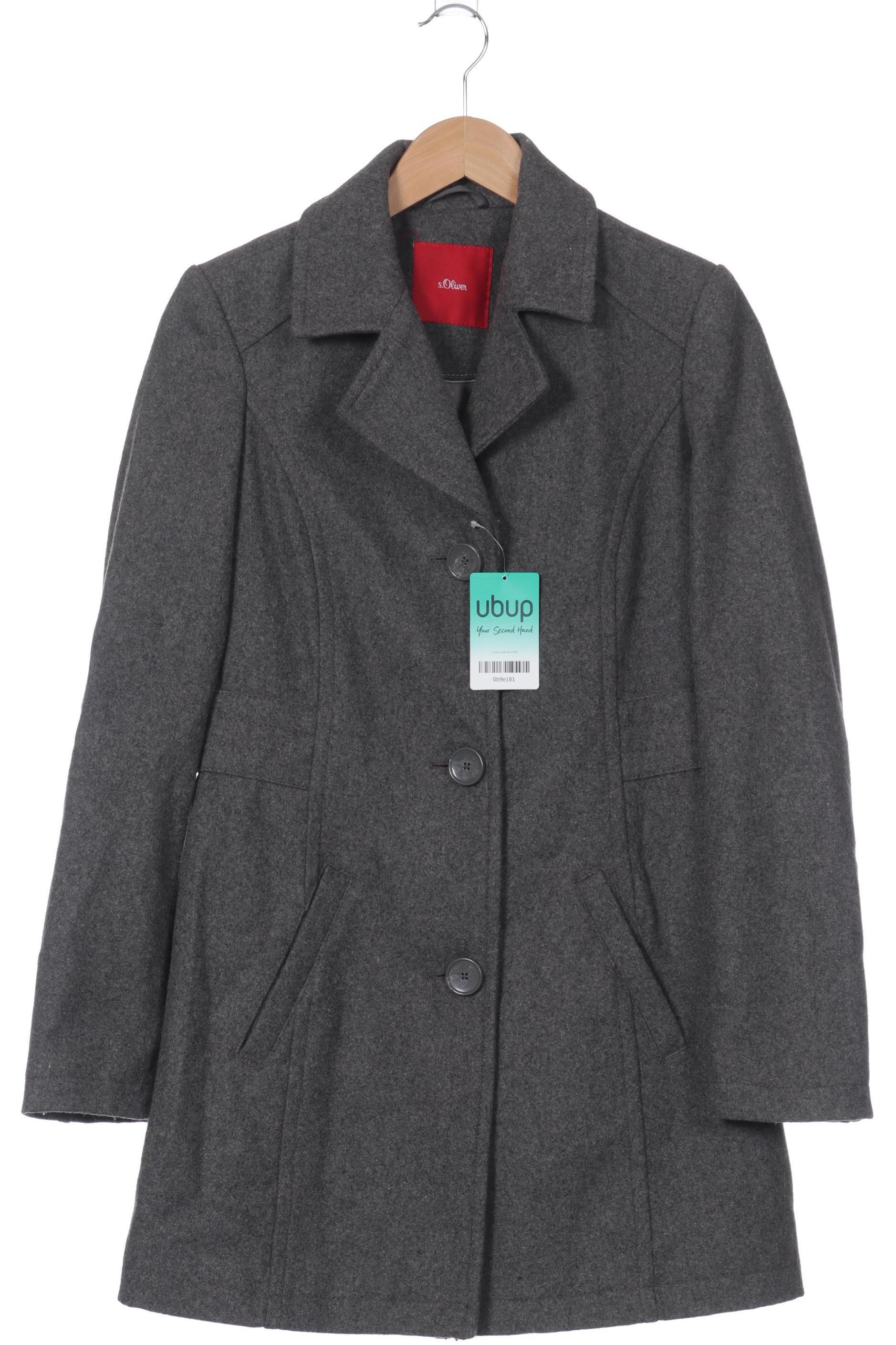 

s.Oliver Damen Mantel, grau, Gr. 36