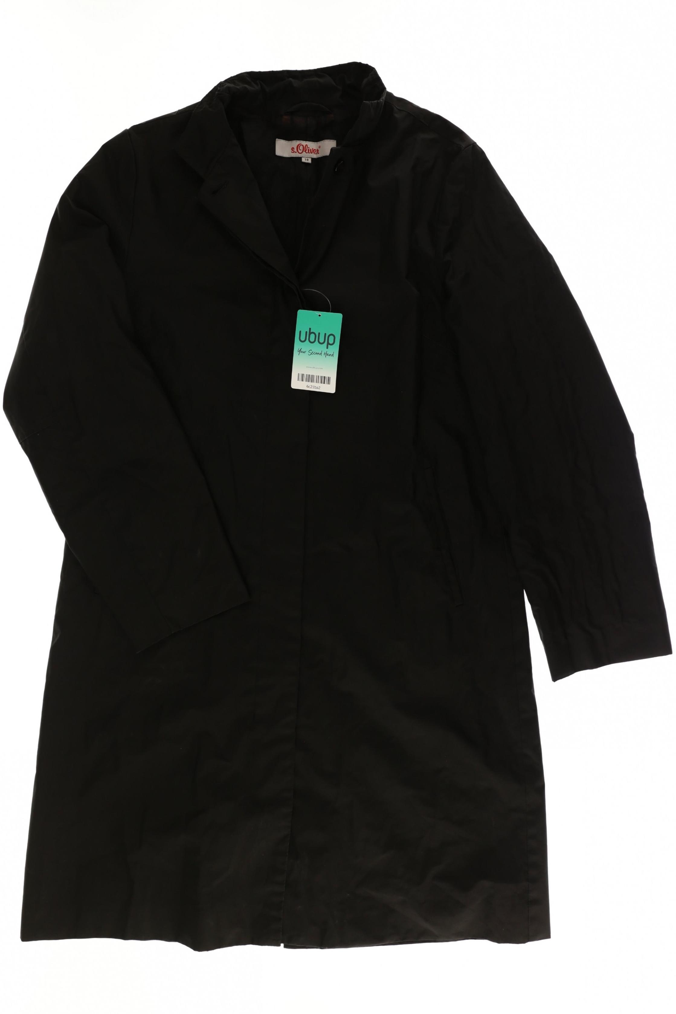 

s.Oliver Damen Mantel, schwarz, Gr. 38