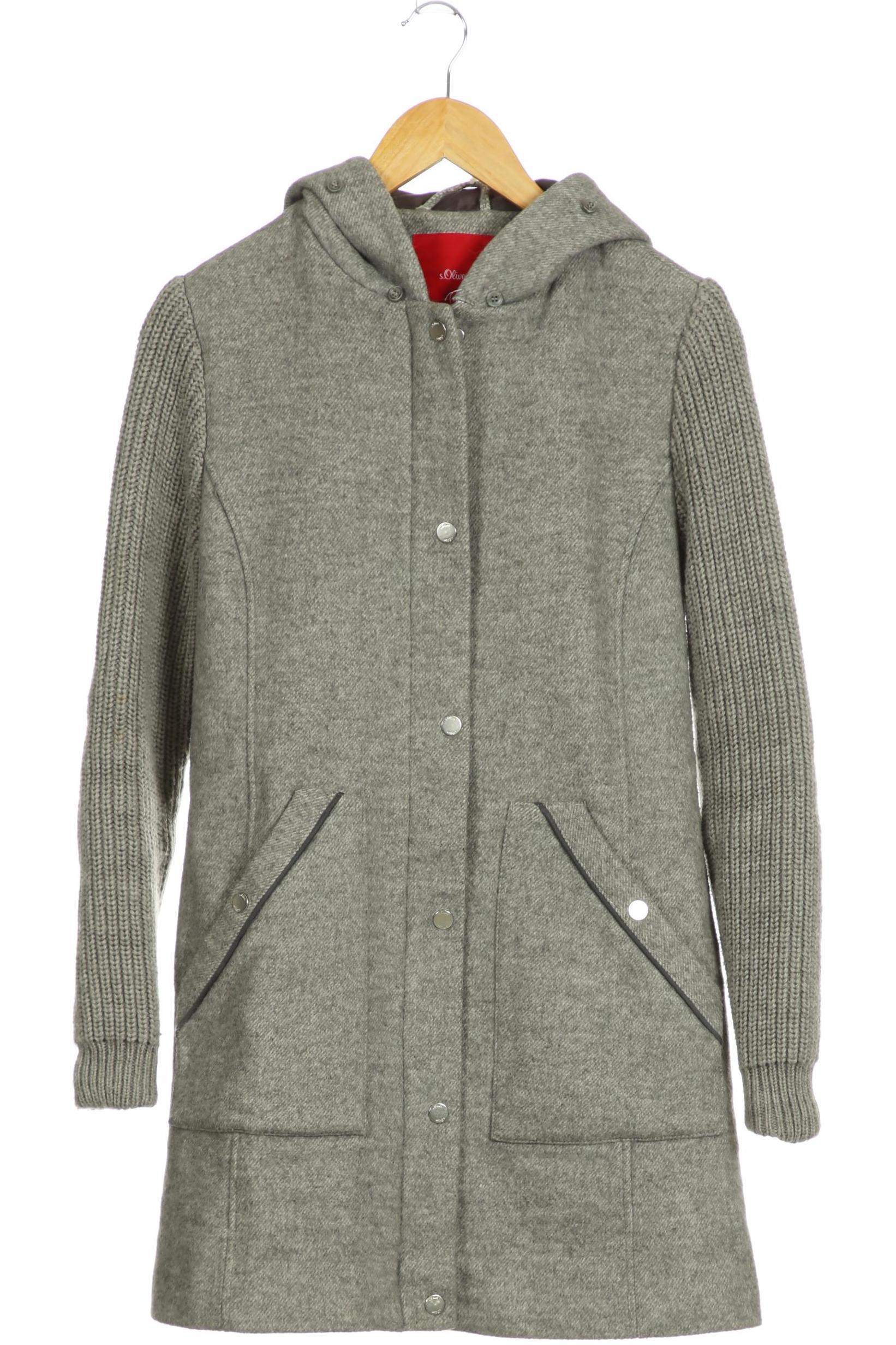 

s.Oliver Damen Mantel, grau, Gr. 36