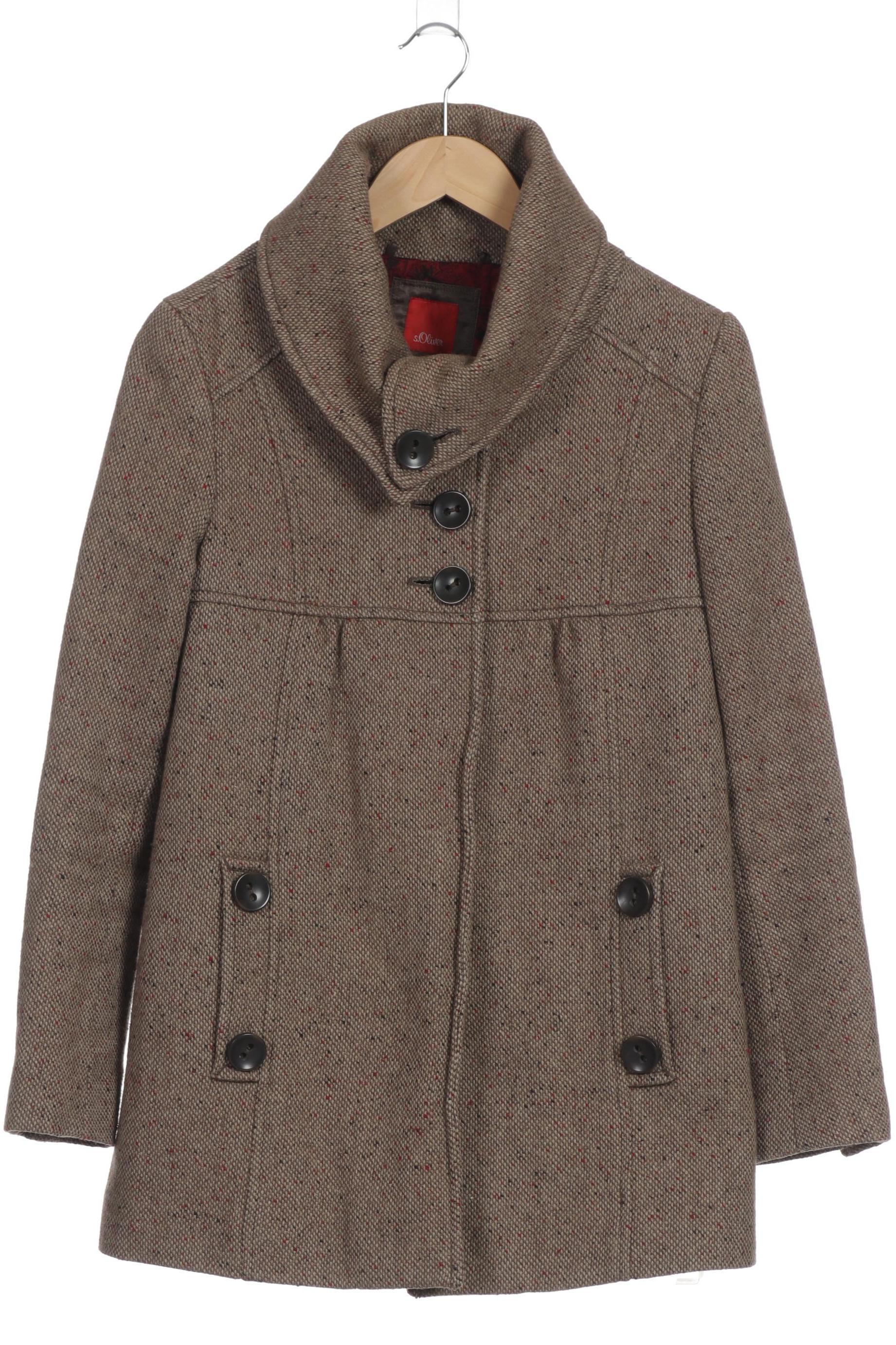 

s.Oliver Damen Mantel, braun, Gr. 36