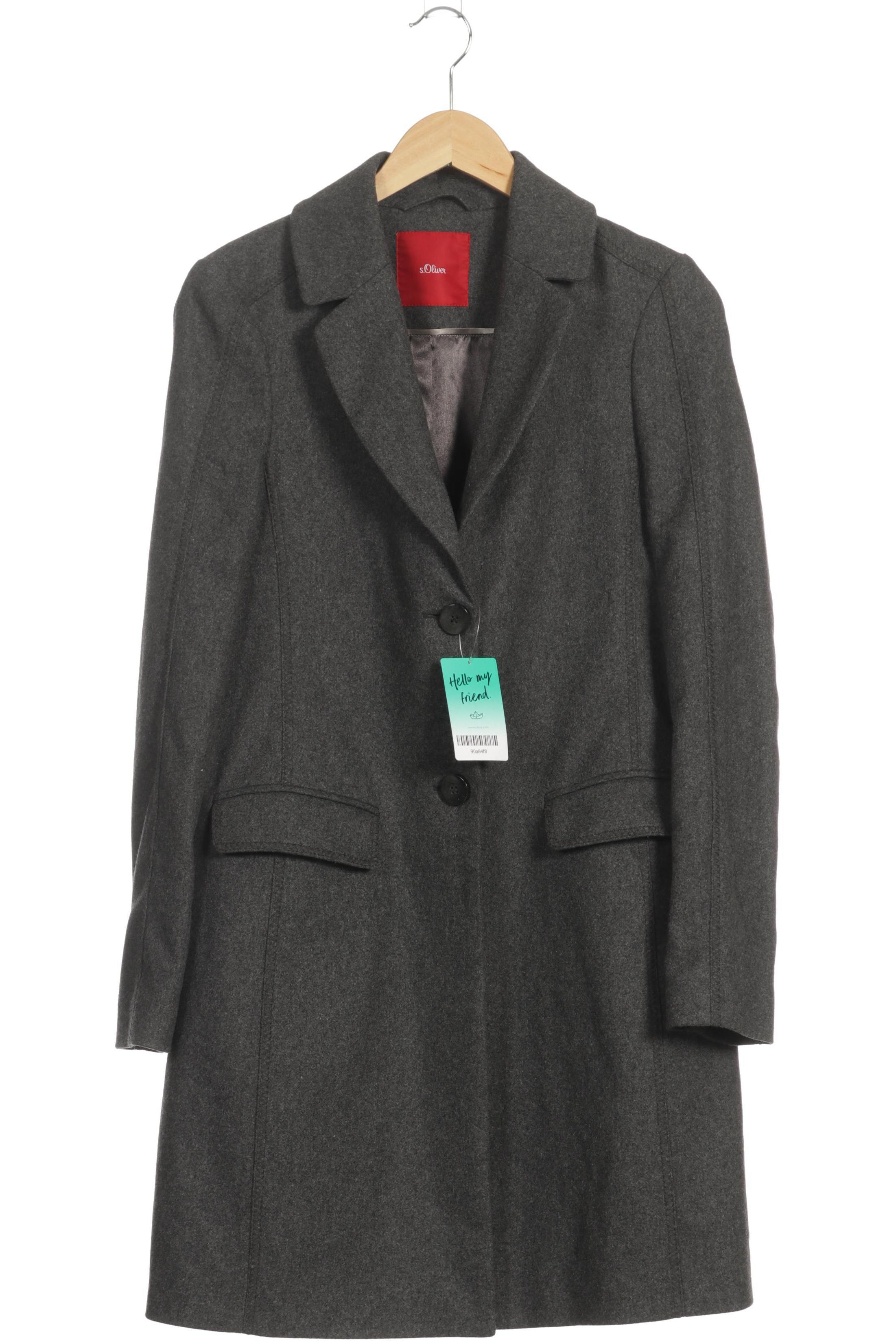 

s.Oliver Damen Mantel, grau, Gr. 36