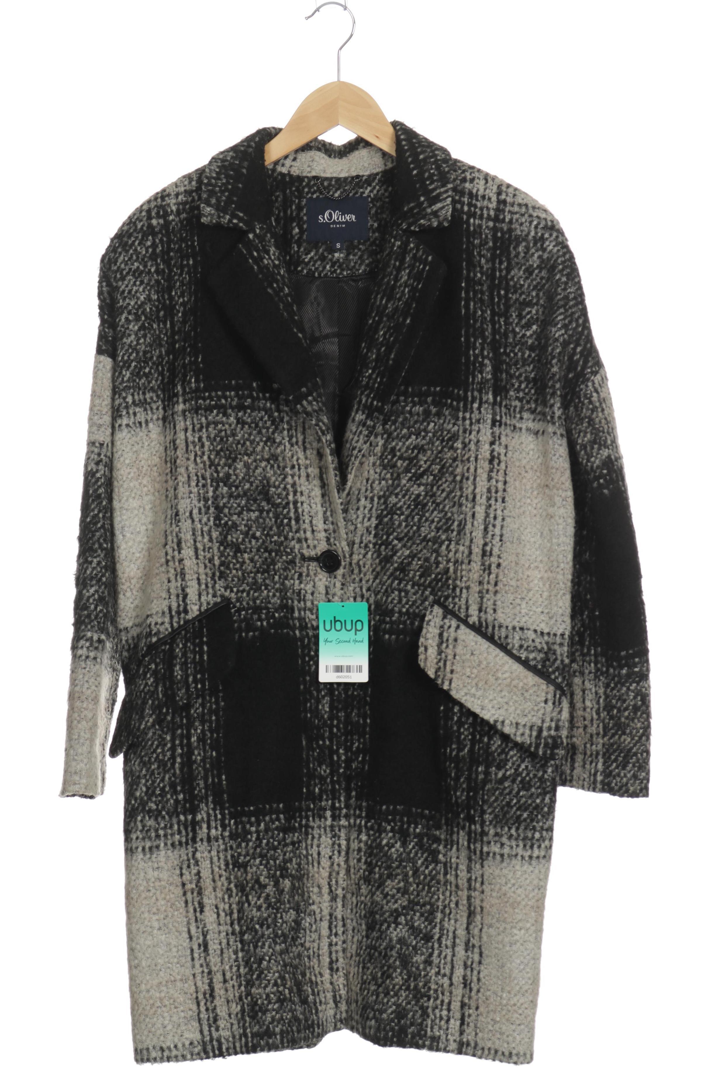 

s.Oliver Damen Mantel, schwarz, Gr.